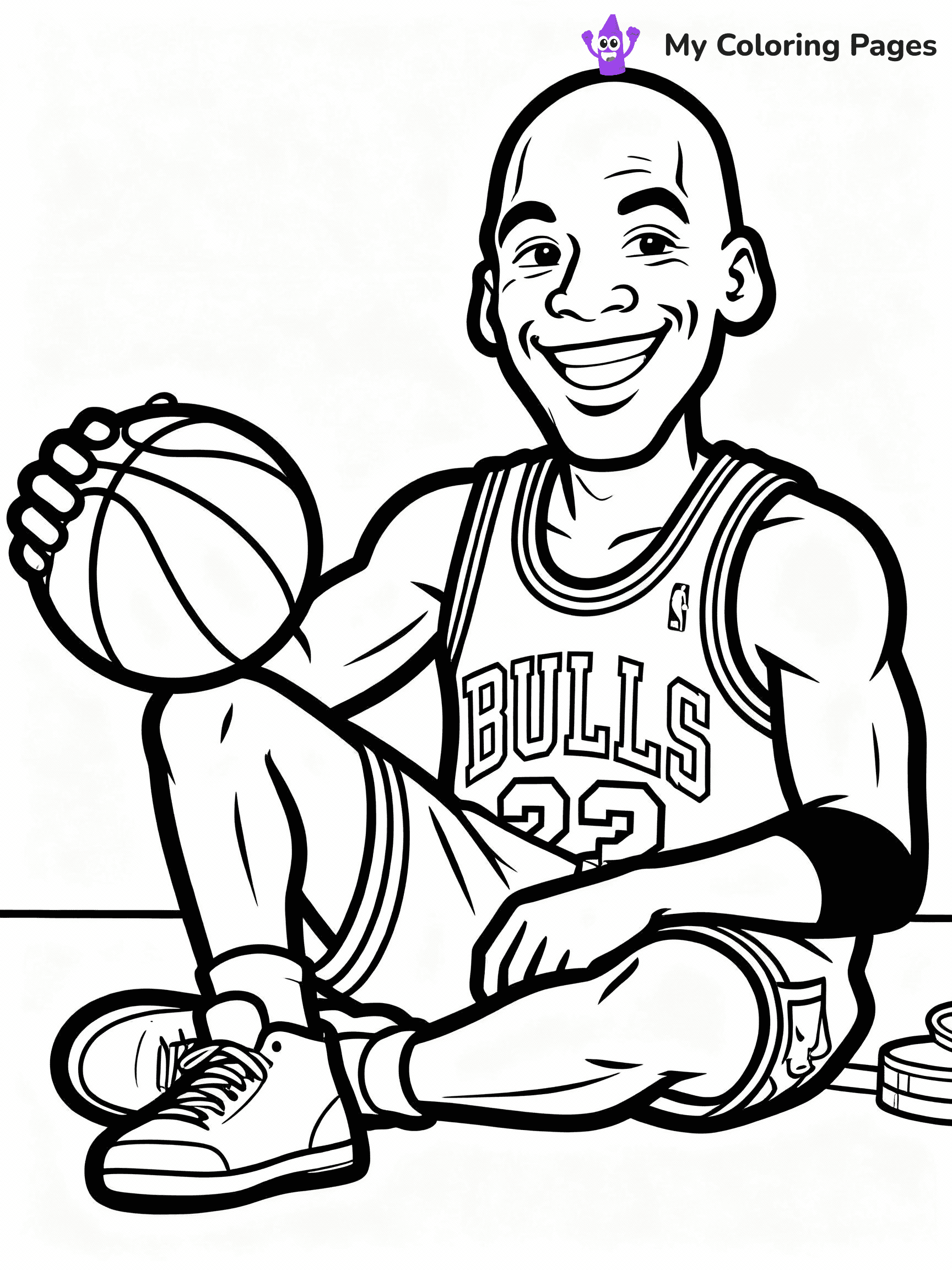 Michael Jordan Coloring Pages - 13