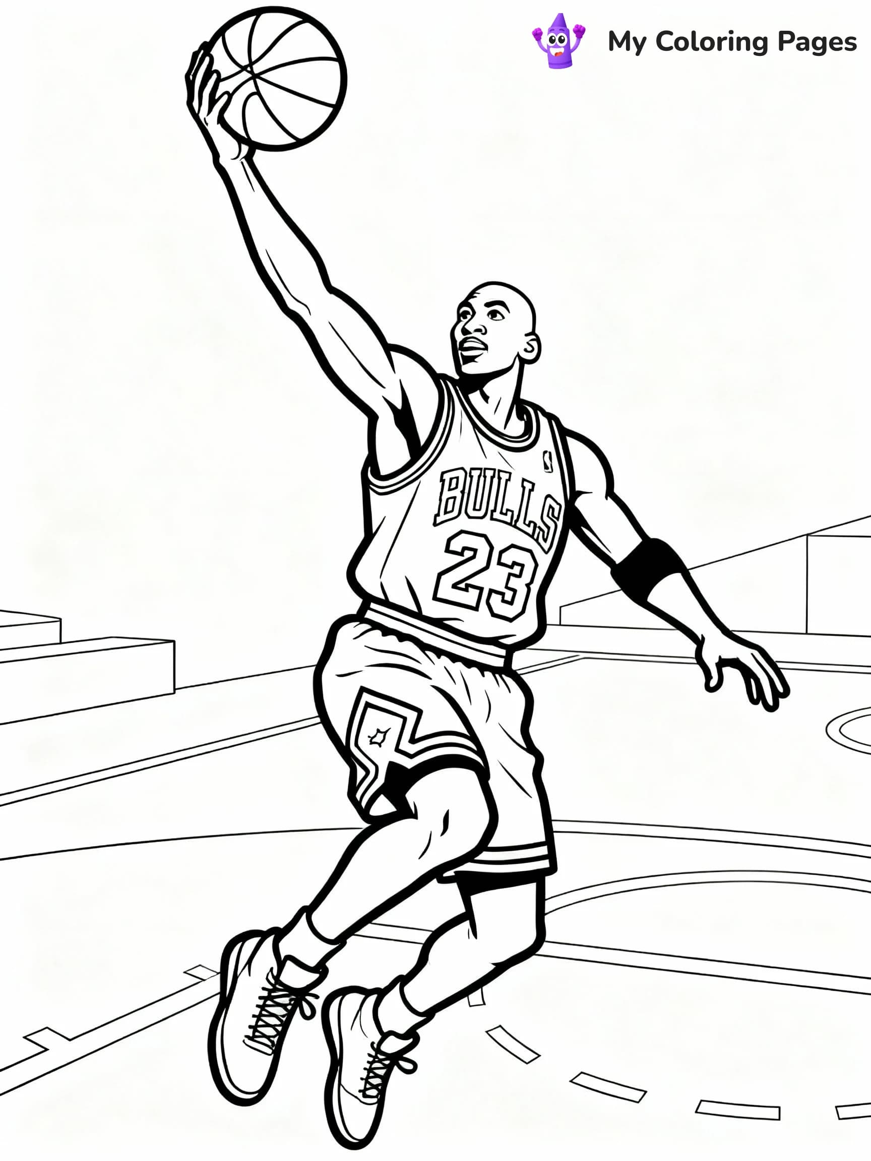 Michael Jordan Coloring Pages - 11