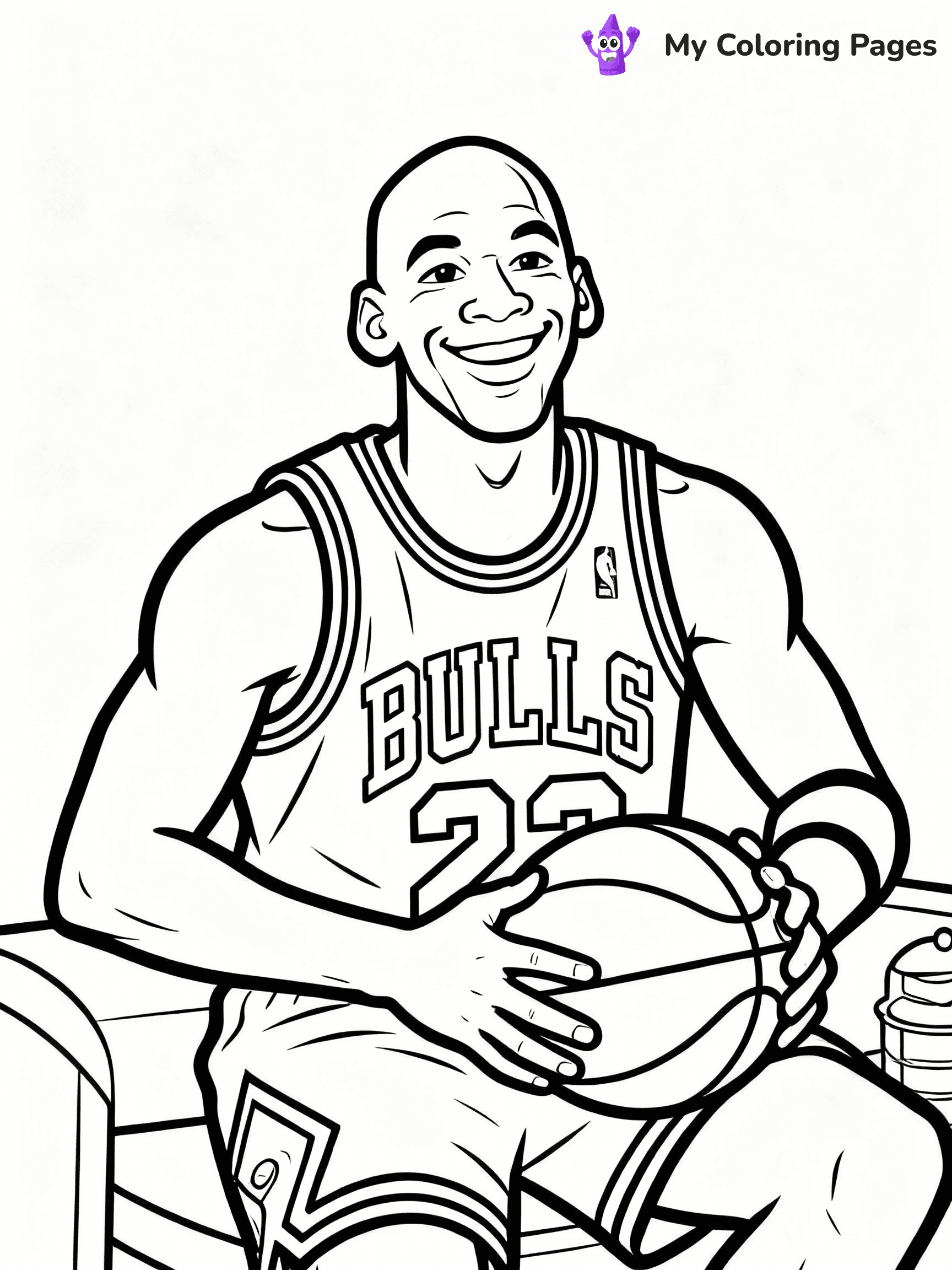 Michael Jordan Coloring Pages - 10