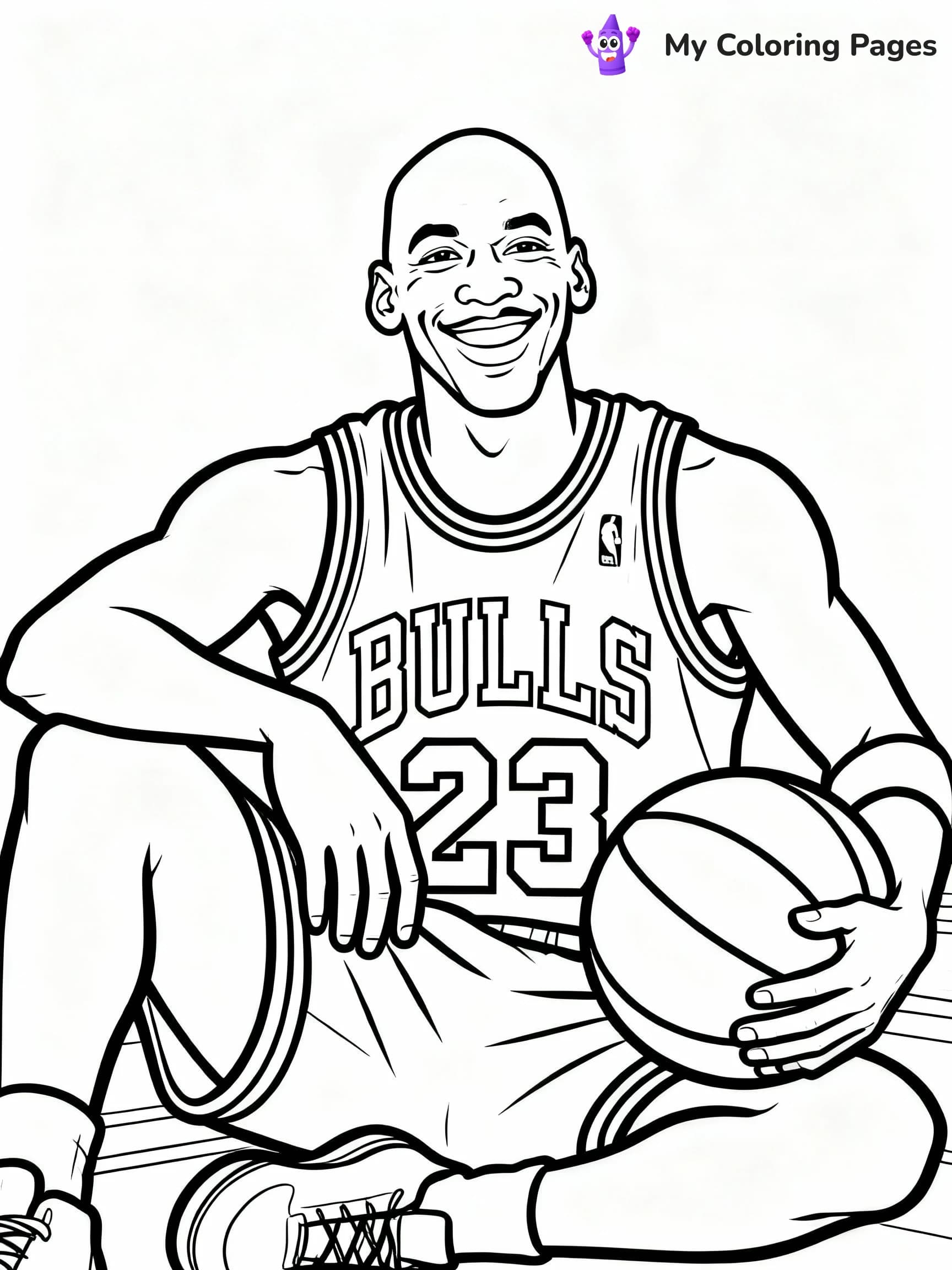 Michael Jordan Coloring Pages - 8