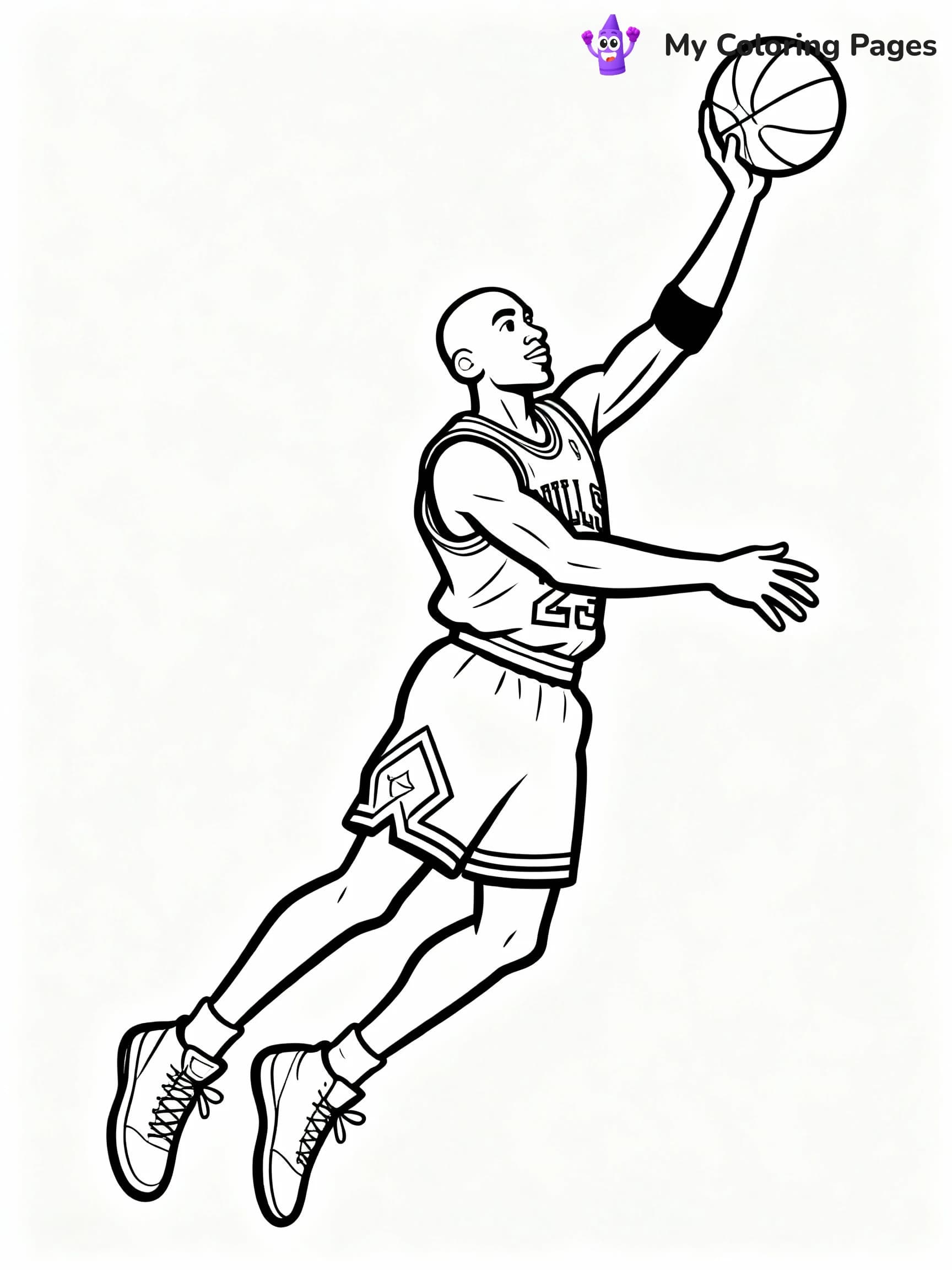 Michael Jordan Coloring Pages - 7