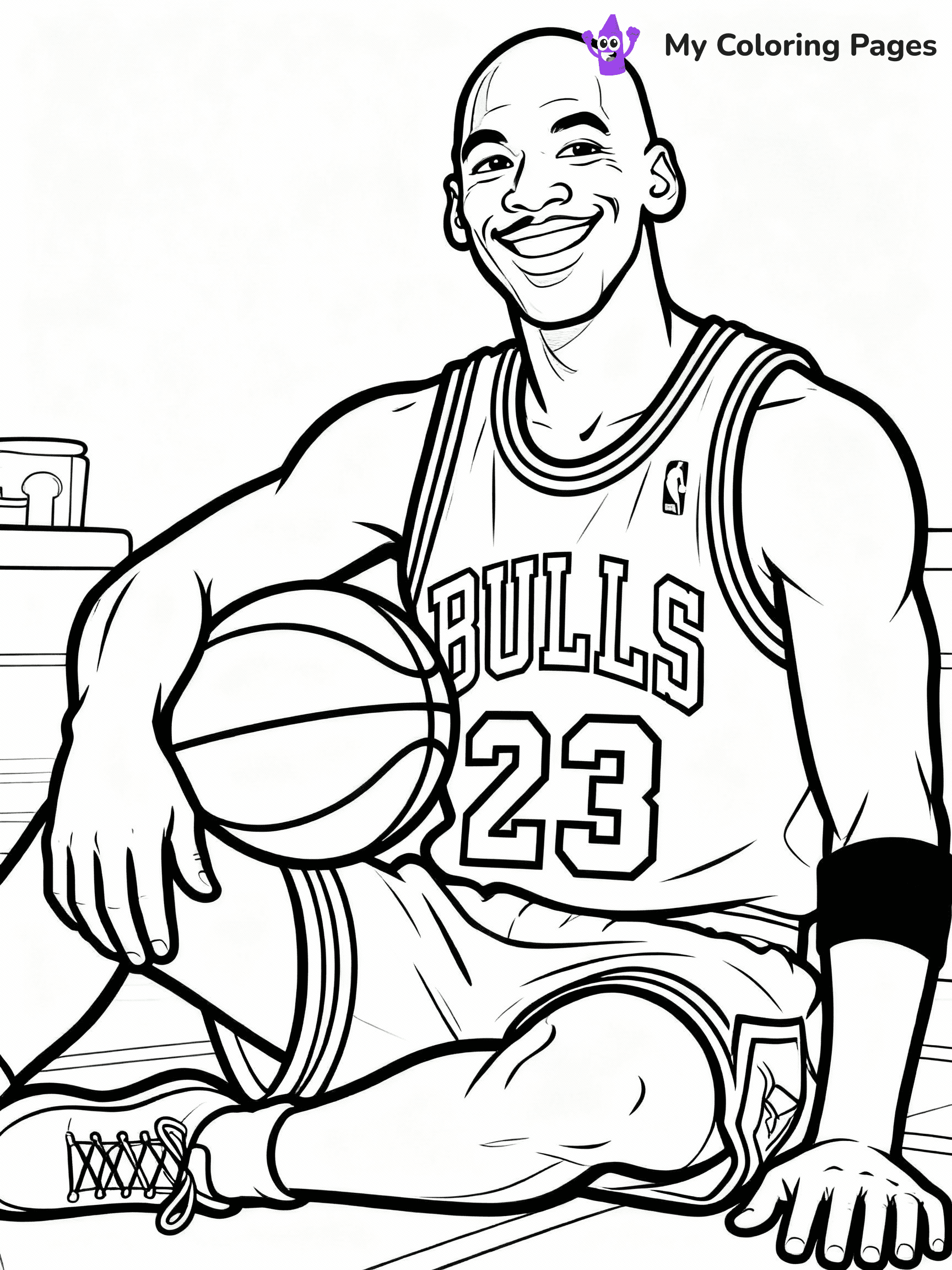 Michael Jordan Coloring Pages - 5