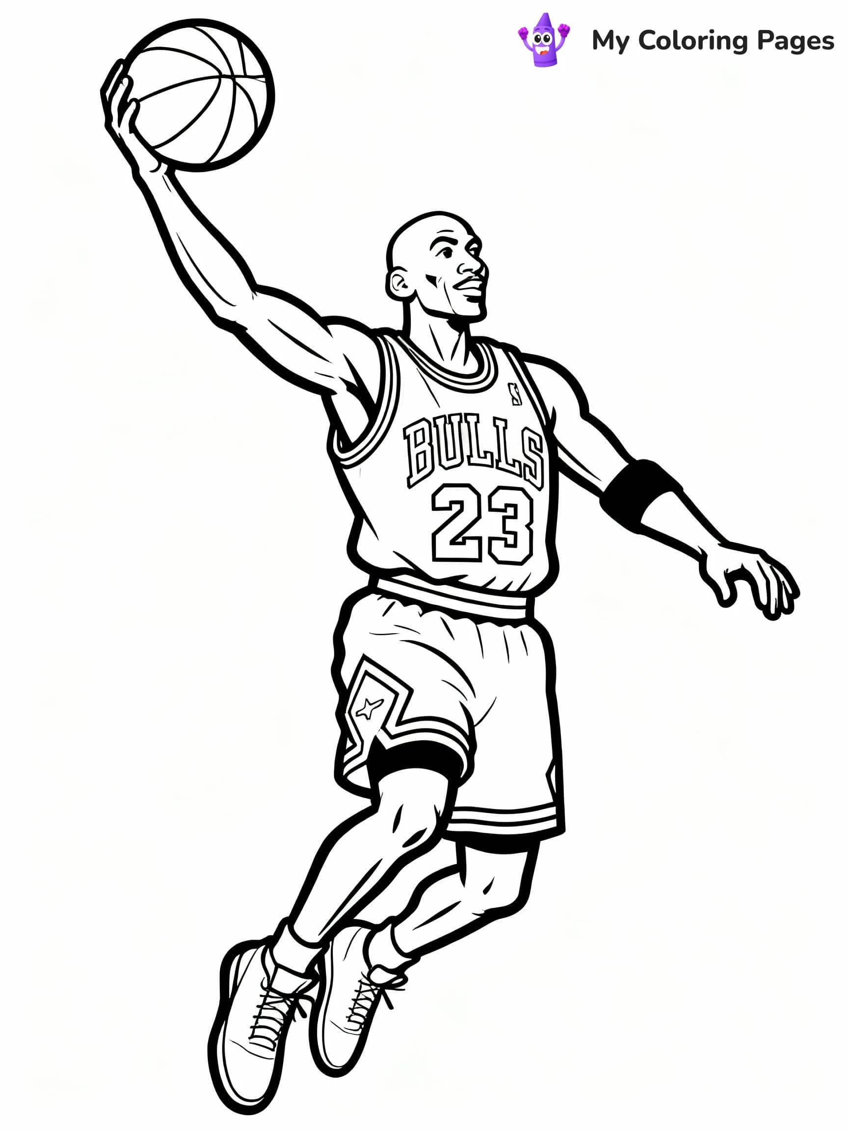 Michael Jordan Coloring Pages - 6