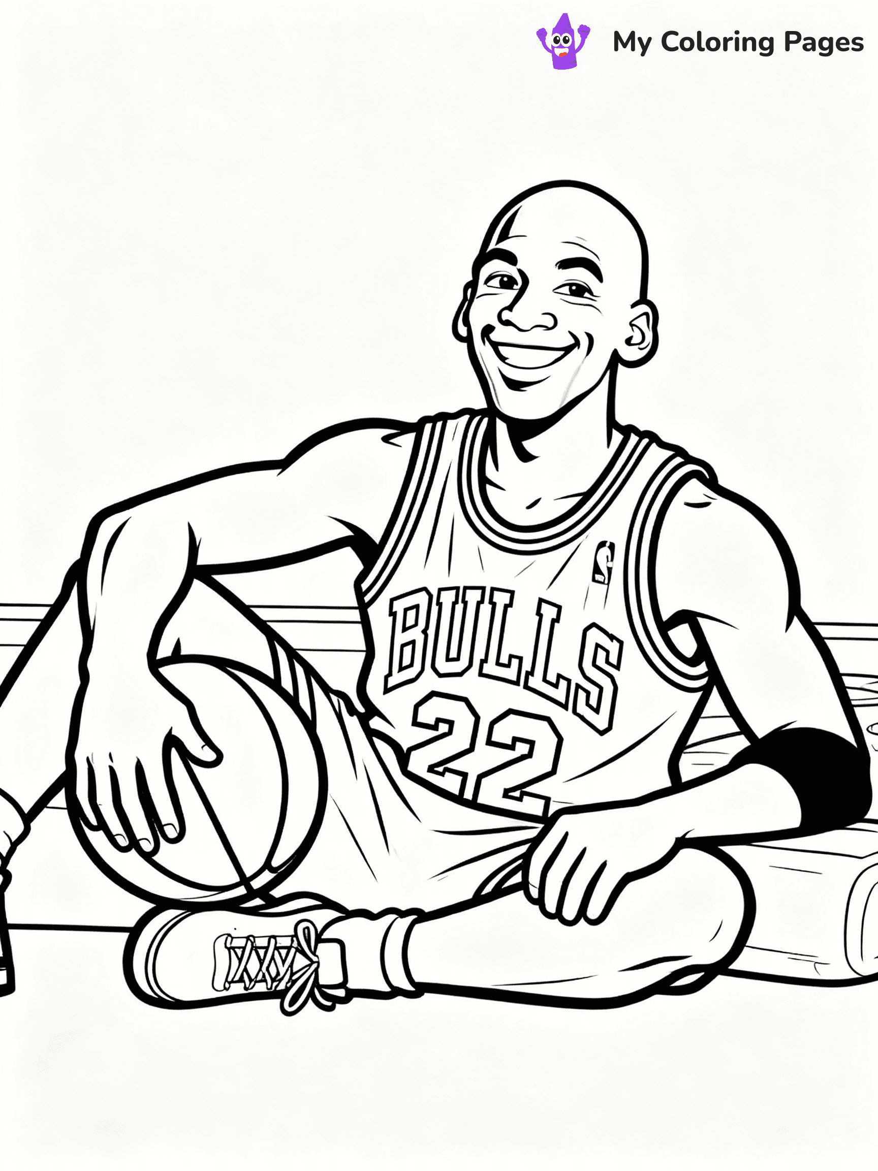 Michael Jordan Coloring Pages - 3