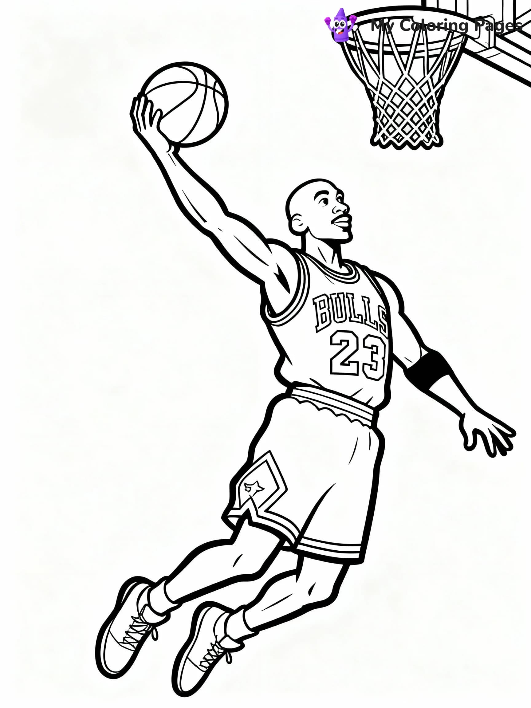 Michael Jordan Coloring Pages - 2
