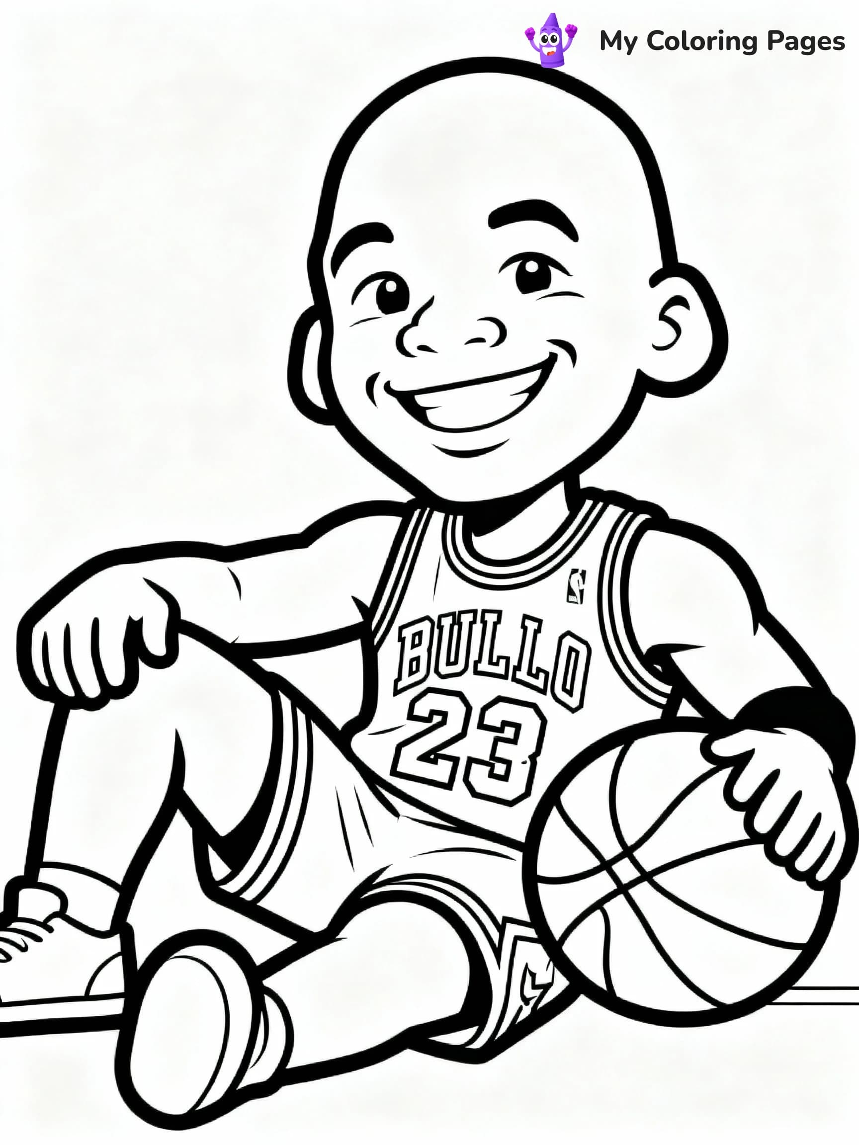 Michael Jordan Coloring Pages - 1