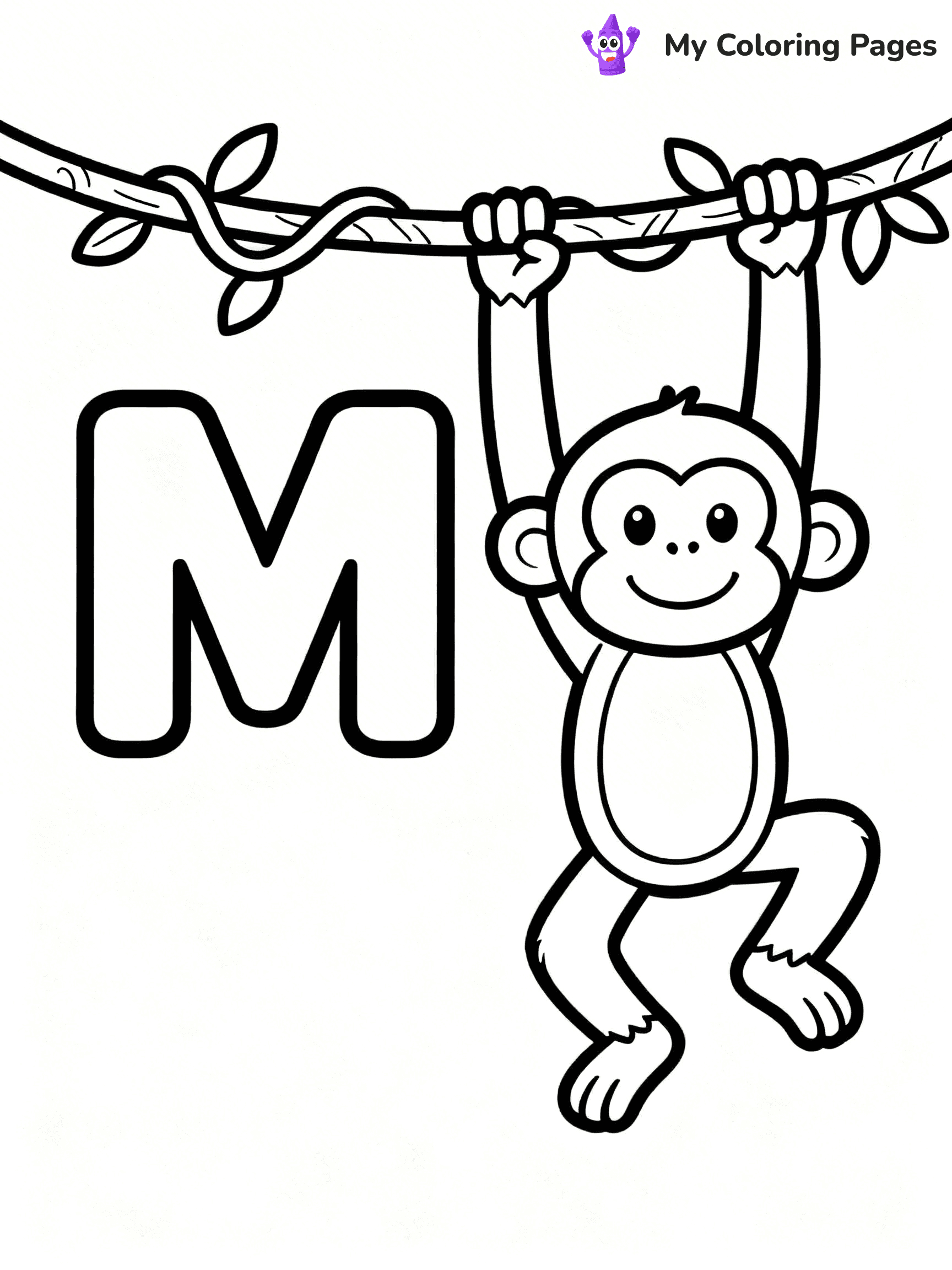 Letter M Coloring Pages - 44