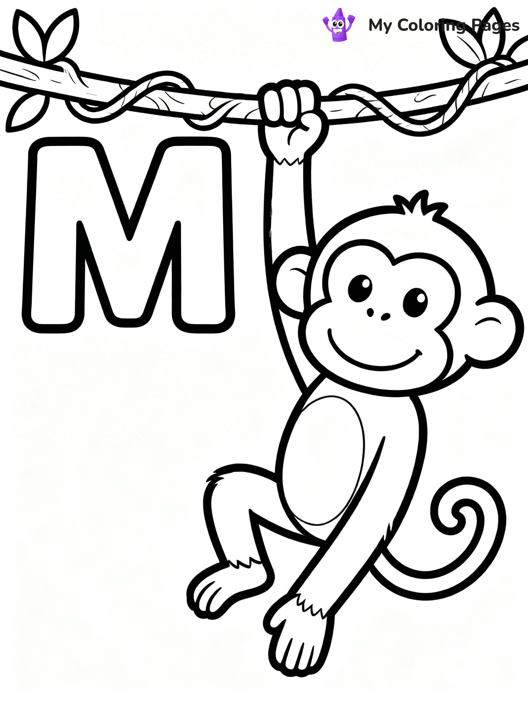 Letter M Coloring Pages - 43