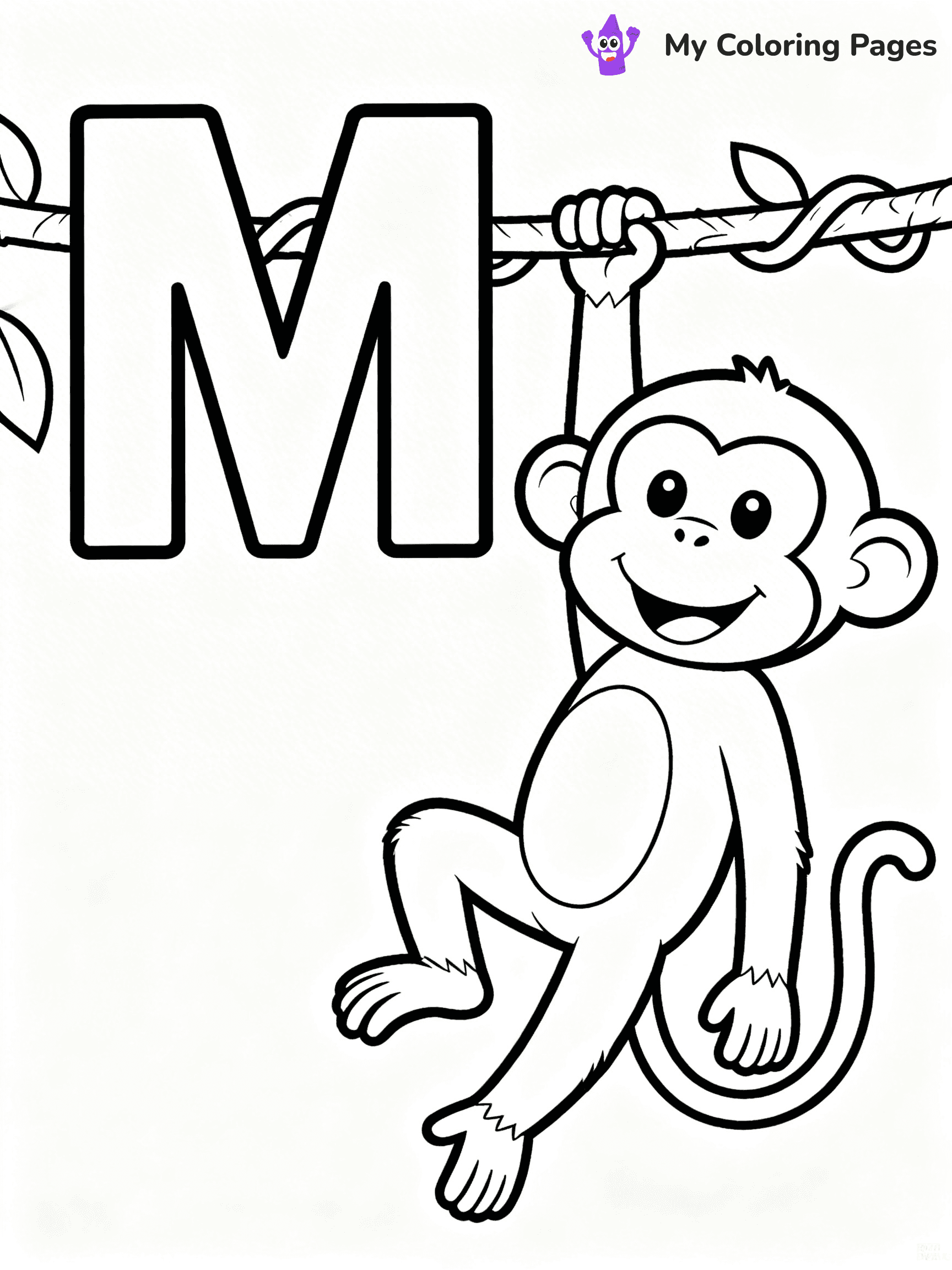 Letter M Coloring Pages - 42