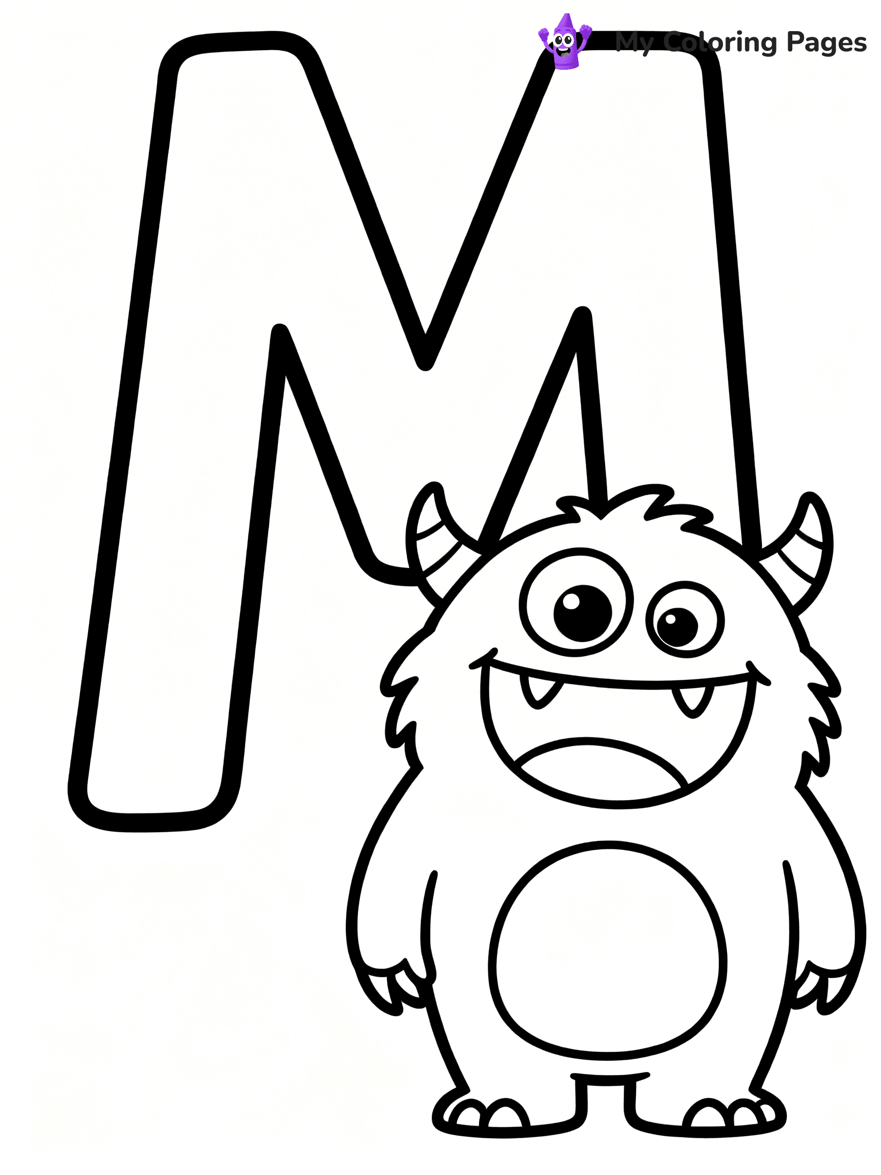 Letter M Coloring Pages - 31