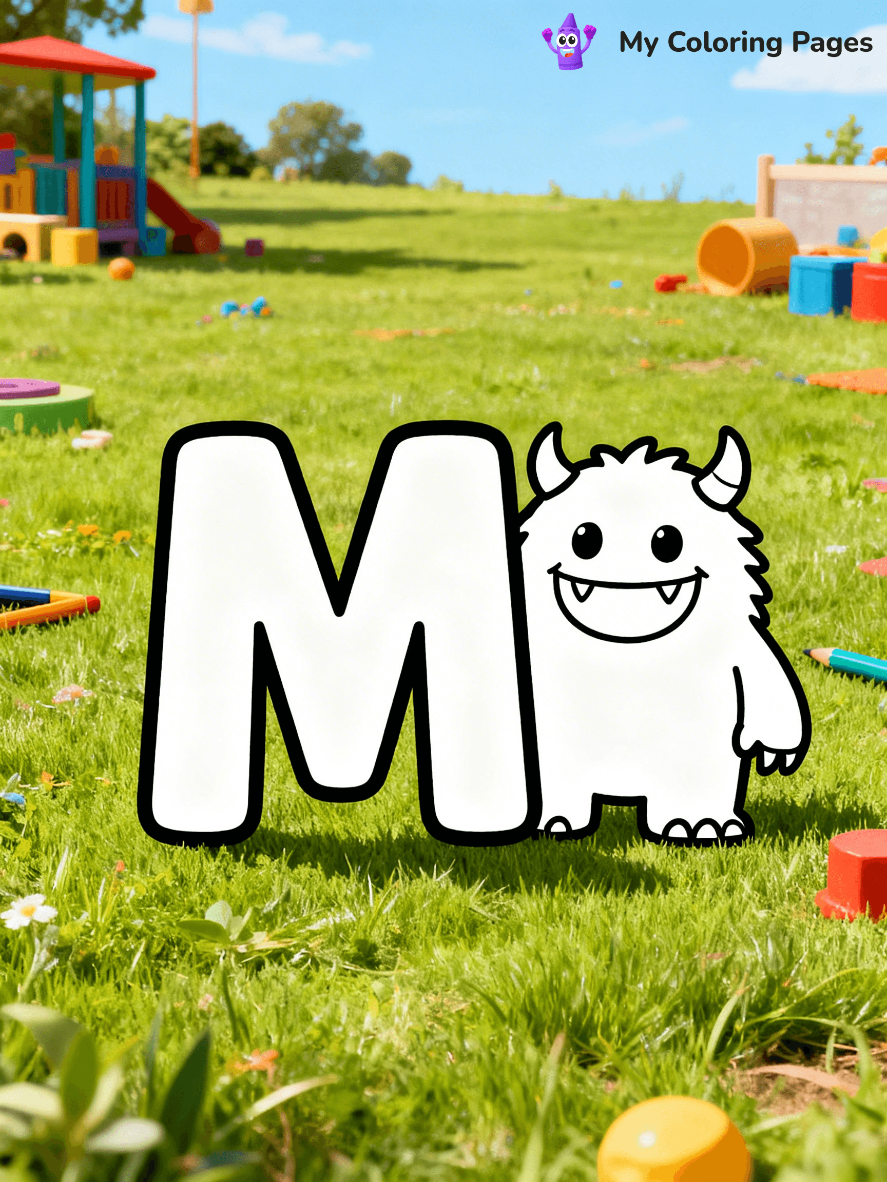 Letter M Coloring Pages - 28