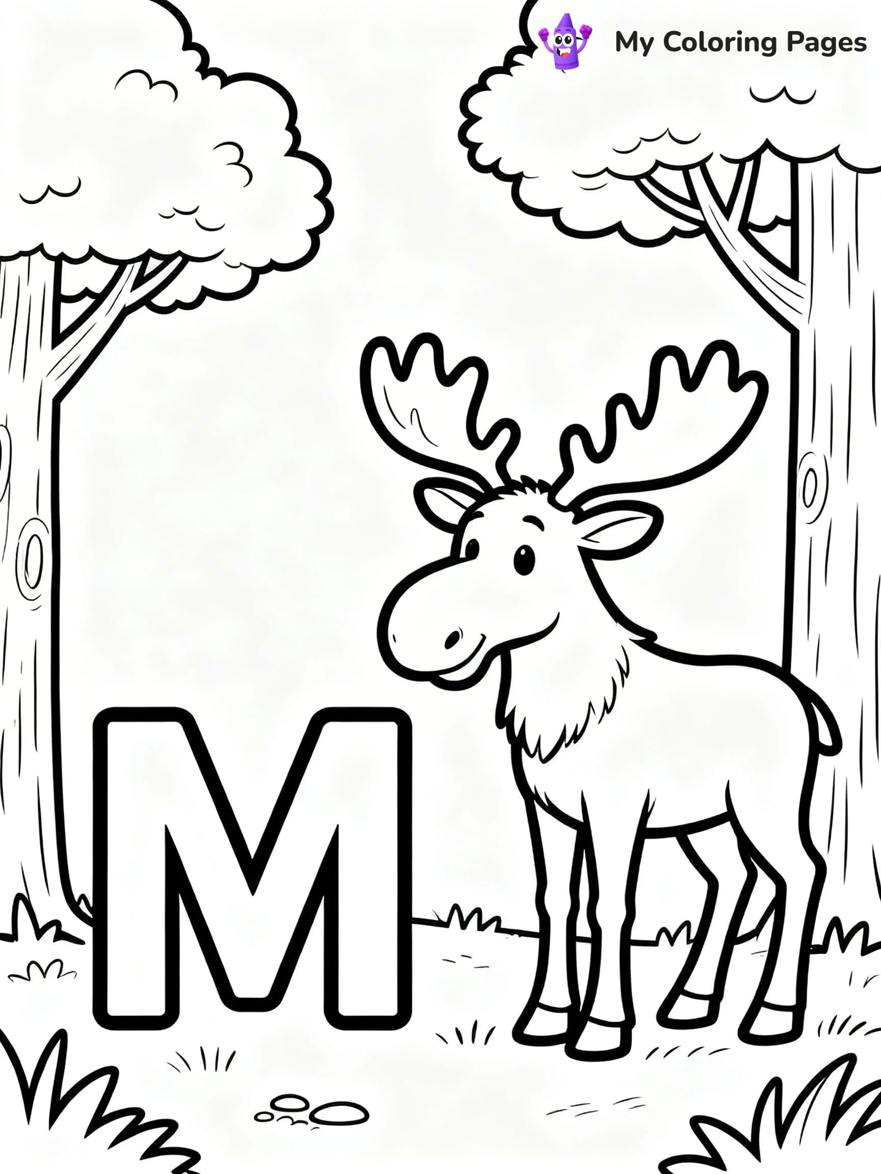 Letter M Coloring Pages - 24