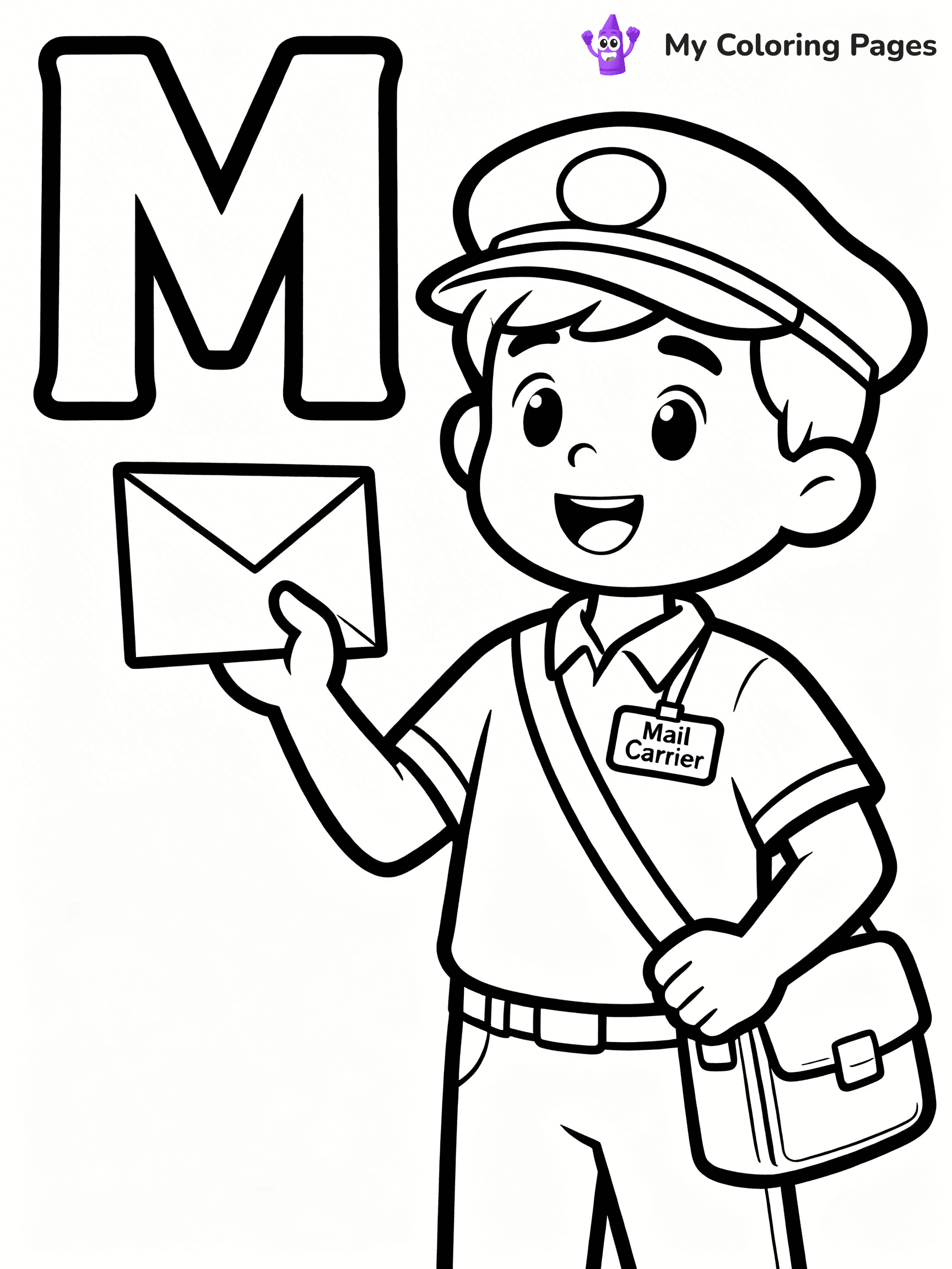 Letter M Coloring Pages - 20