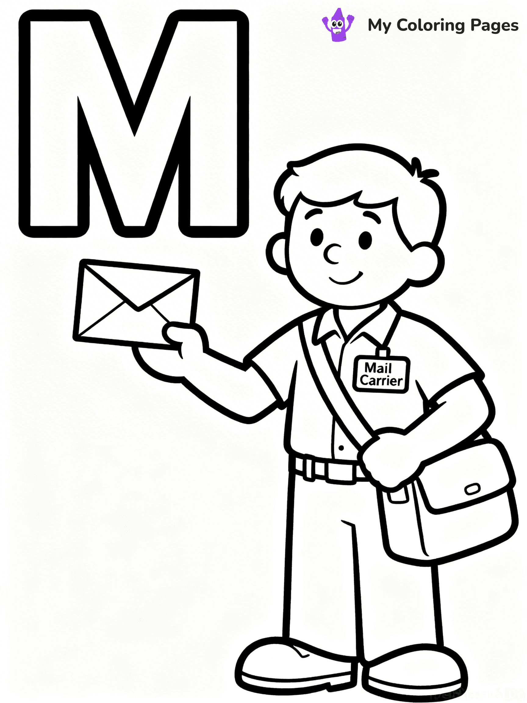 Letter M Coloring Pages - 19
