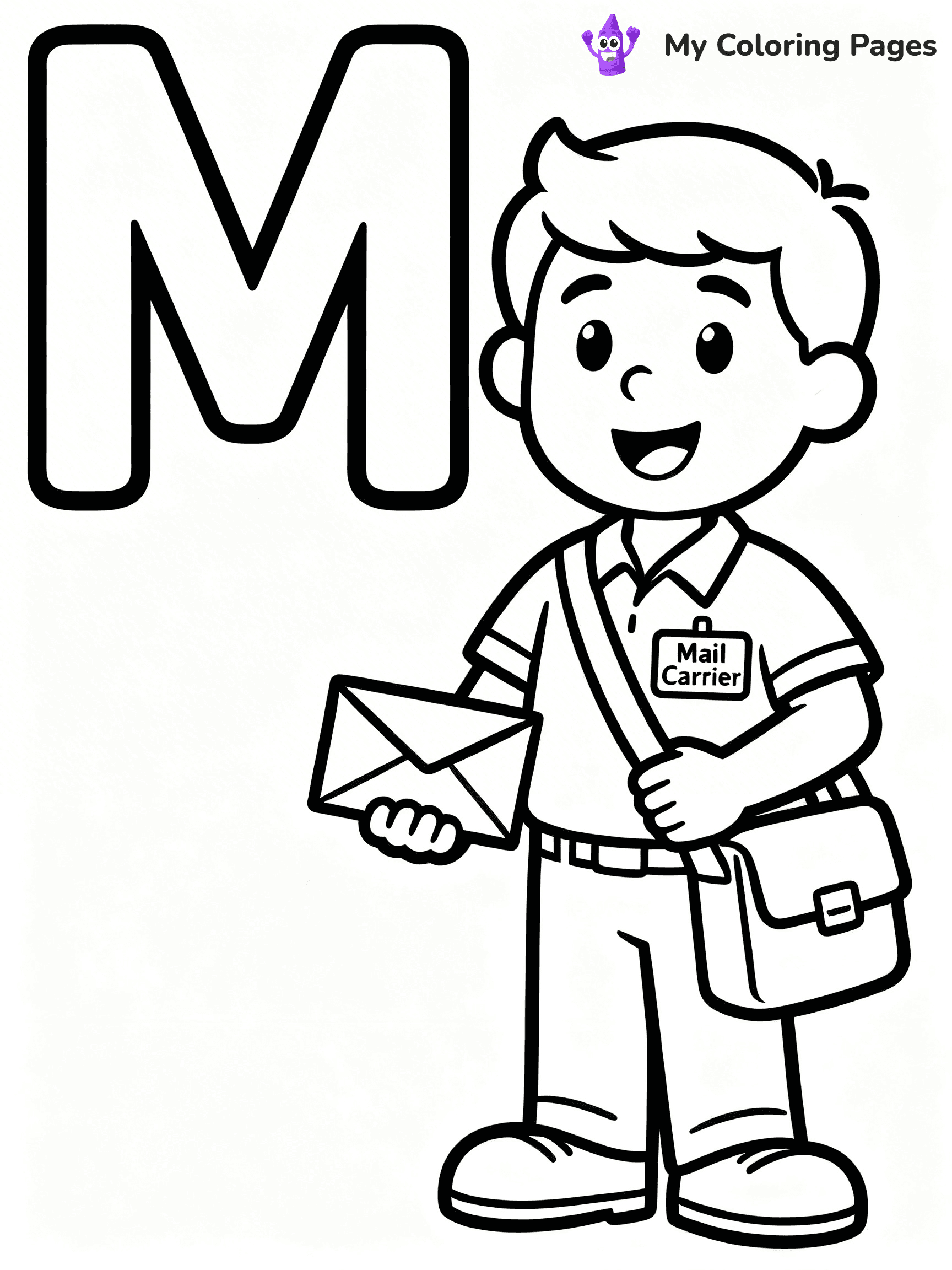 Letter M Coloring Pages - 18
