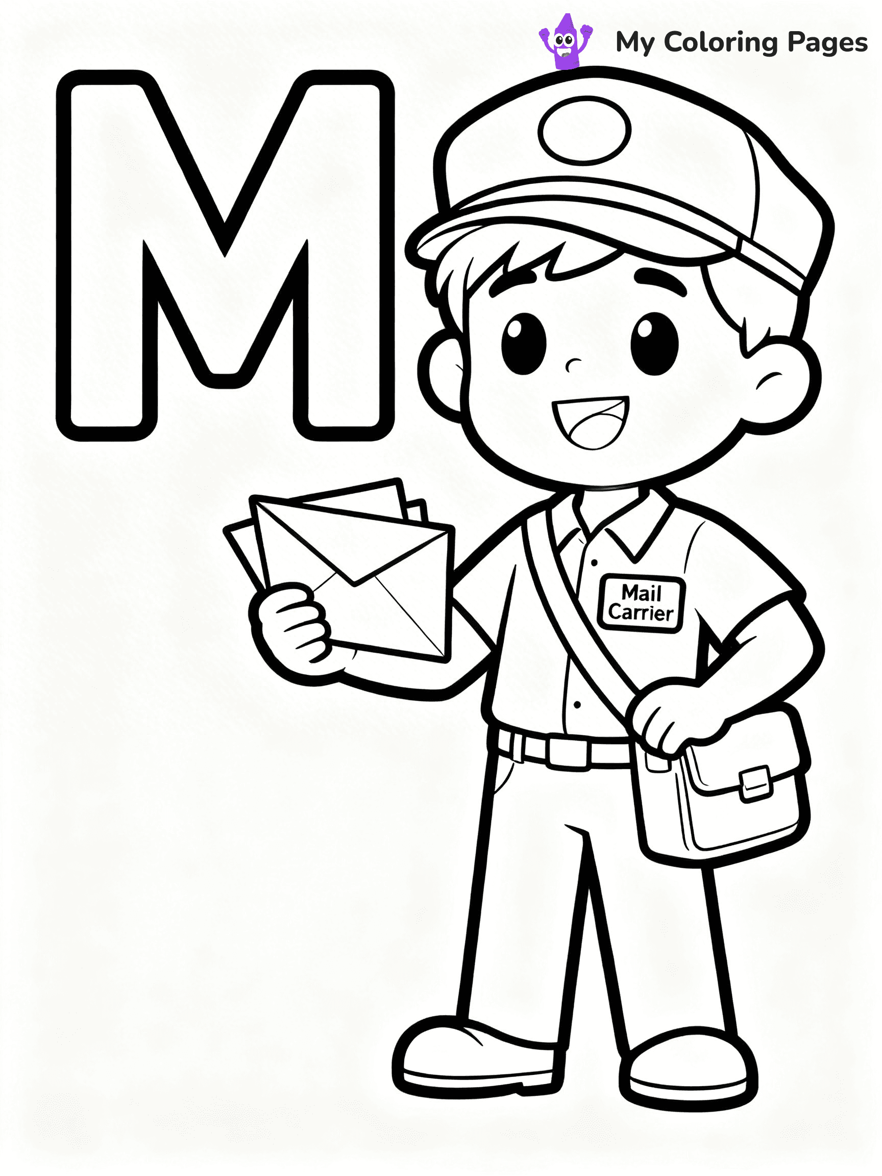 Letter M Coloring Pages - 16