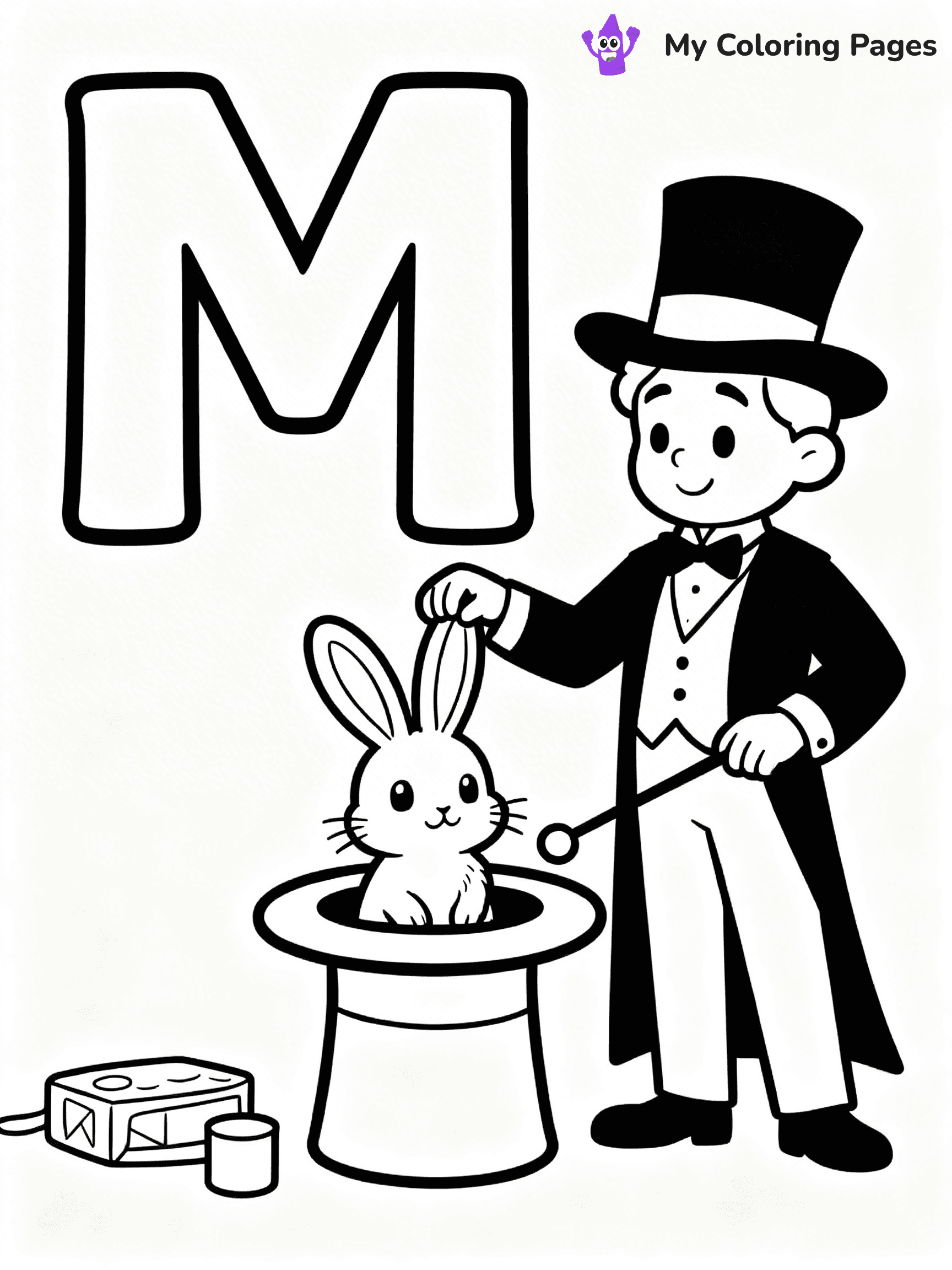 Letter M Coloring Pages - 14