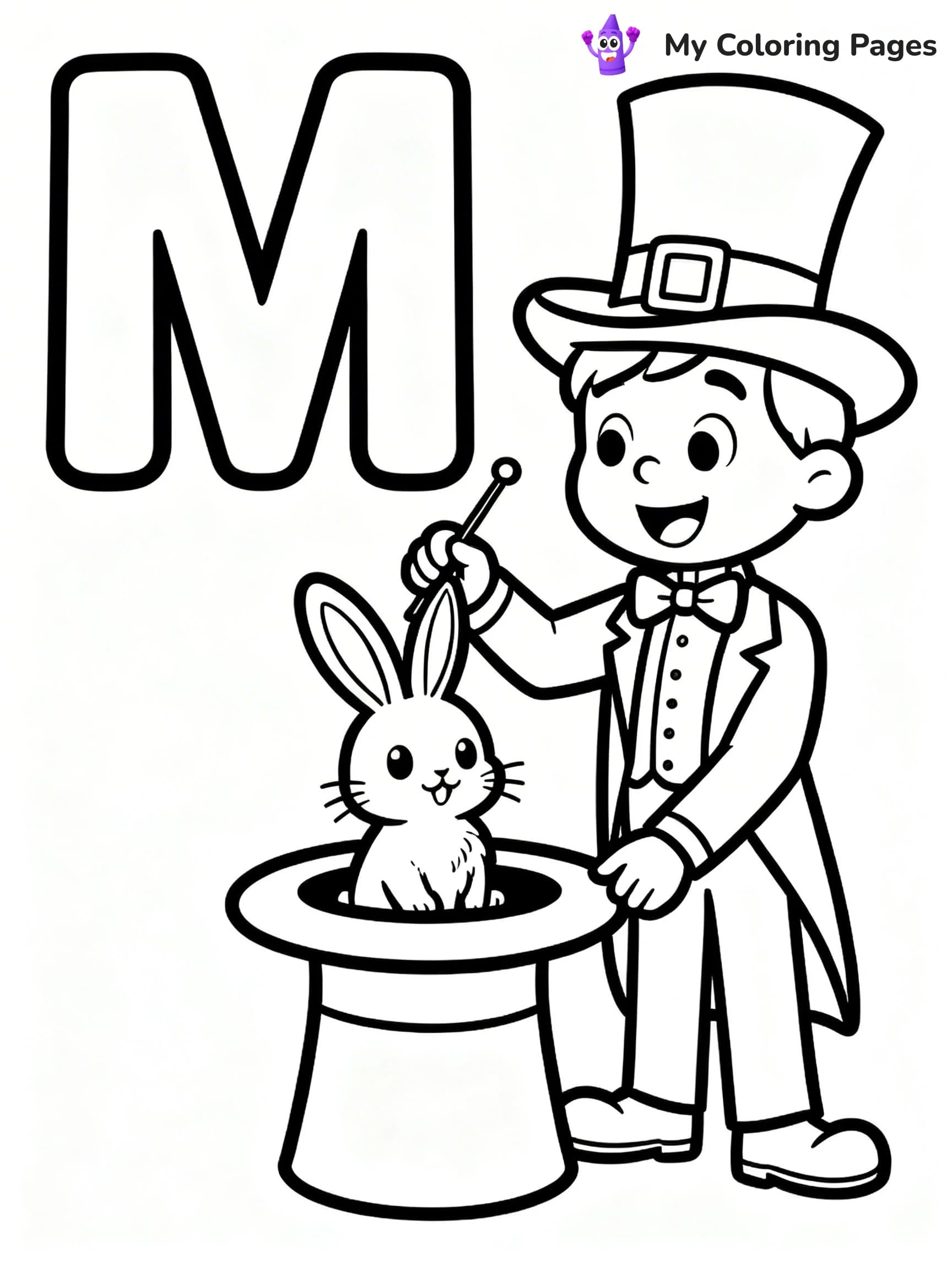 Letter M Coloring Pages - 13