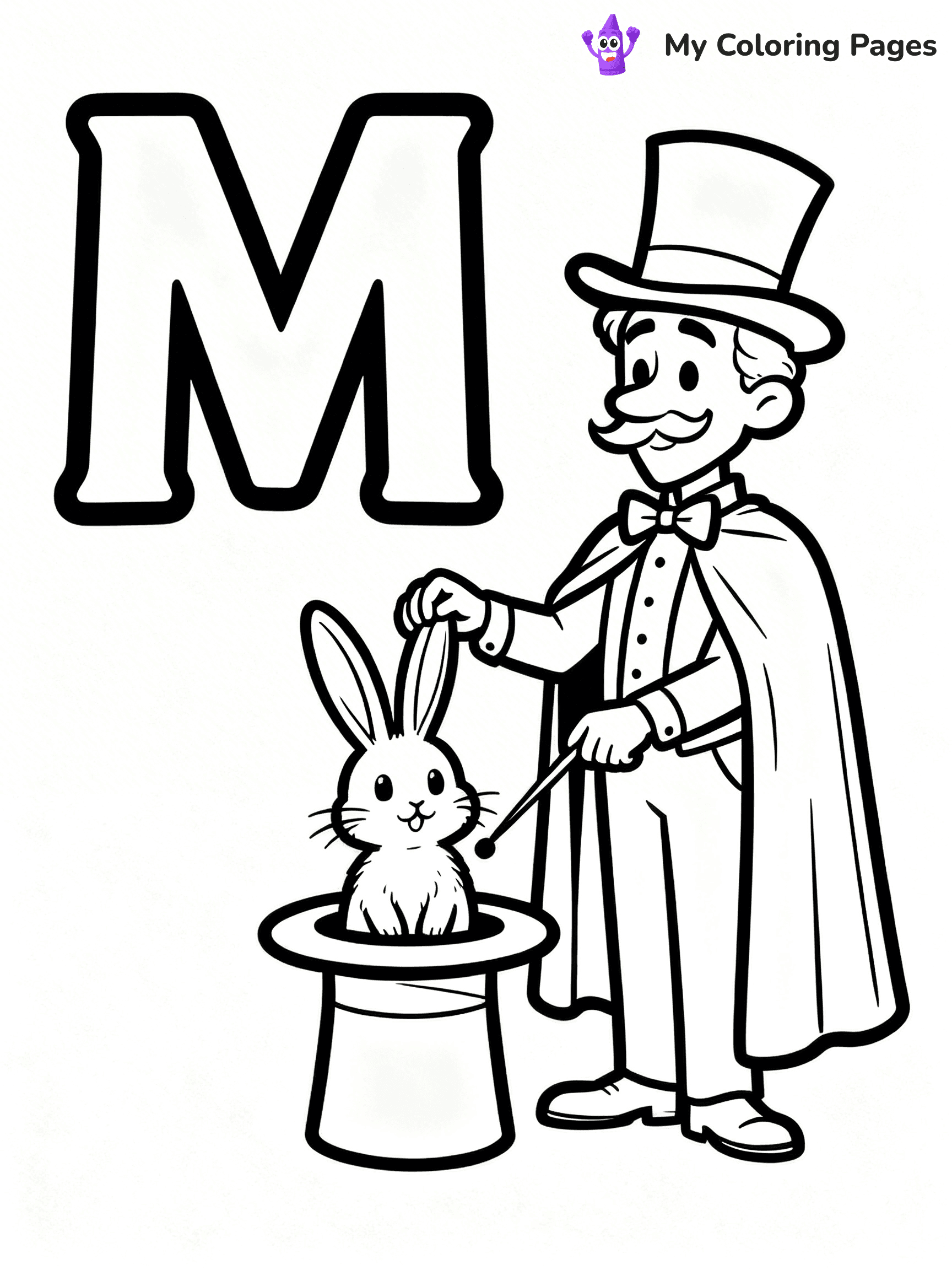 Letter M Coloring Pages - 11