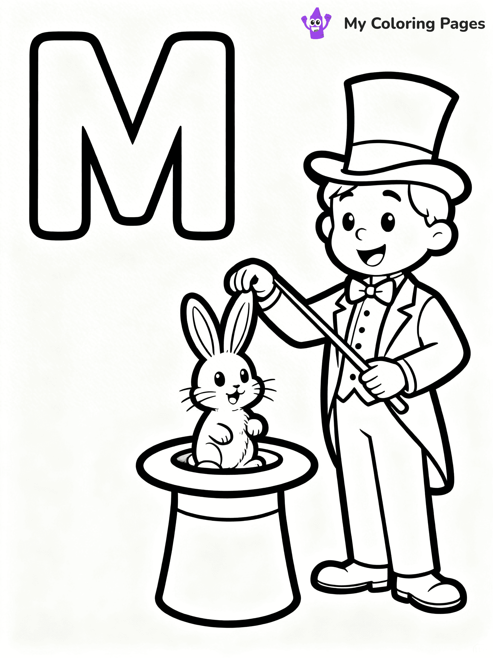 Letter M Coloring Pages - 10