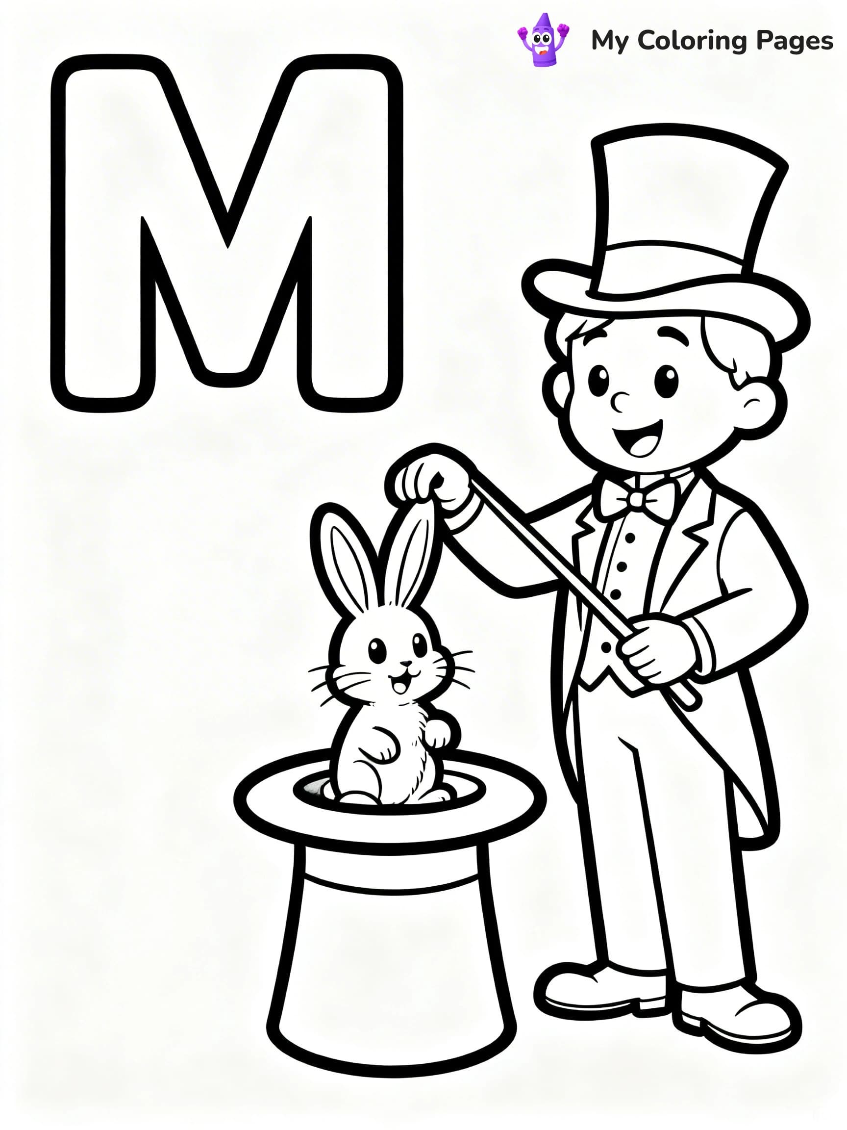 Letter M Coloring Pages - 10