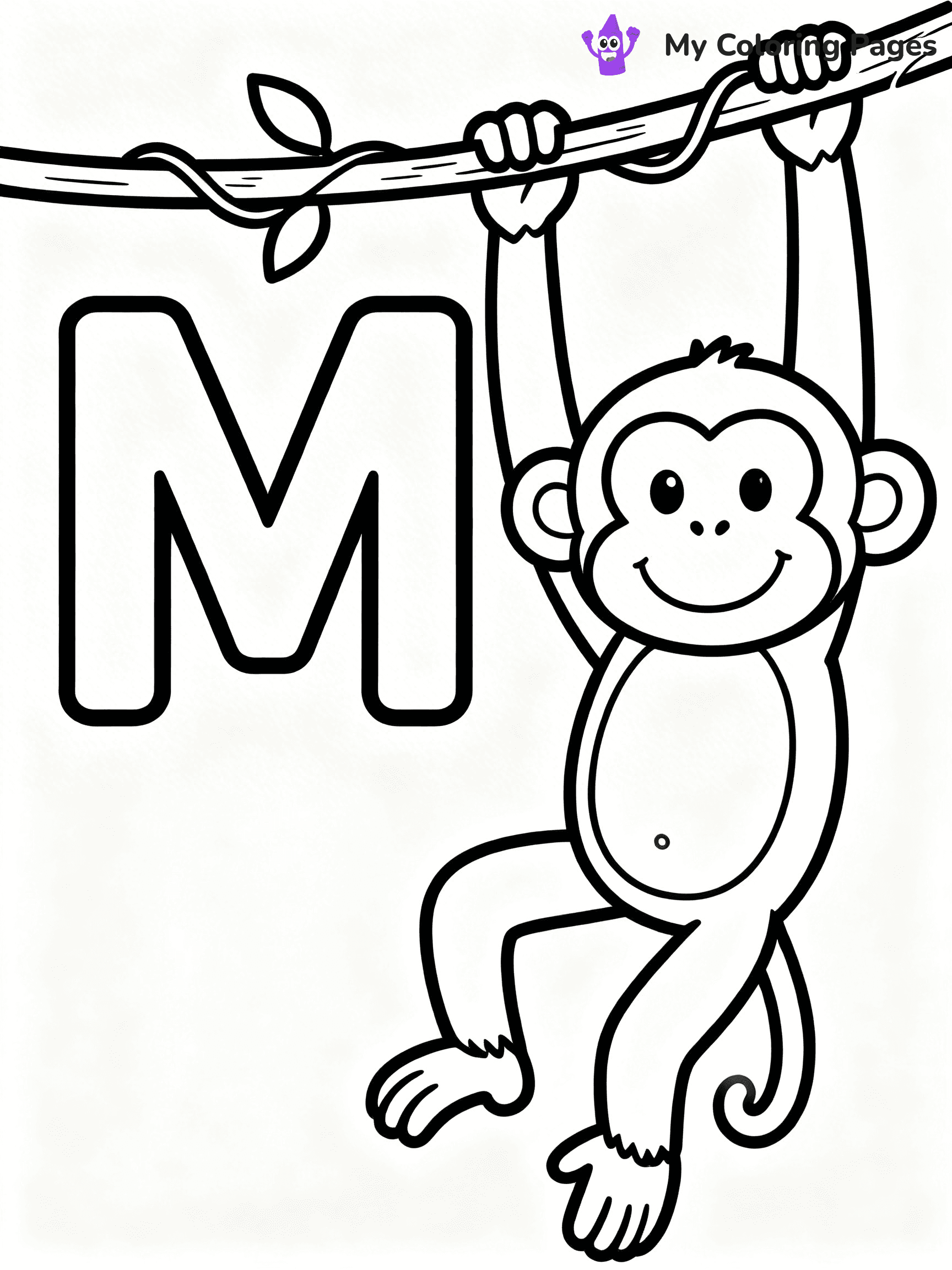 Letter M Coloring Pages - 8