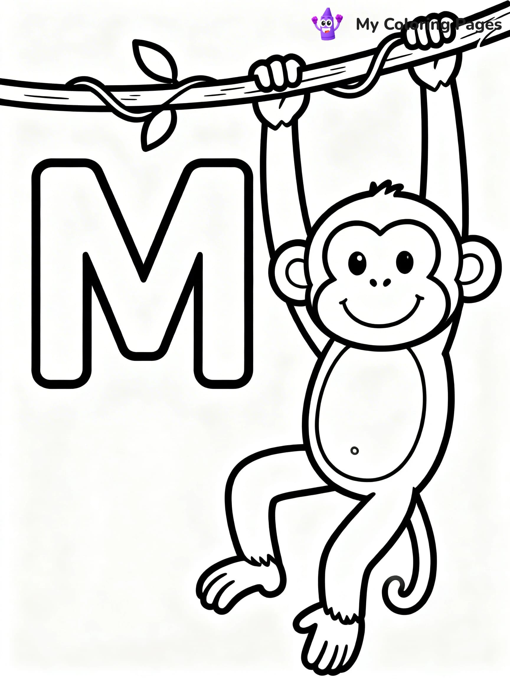 Letter M Coloring Pages - 8