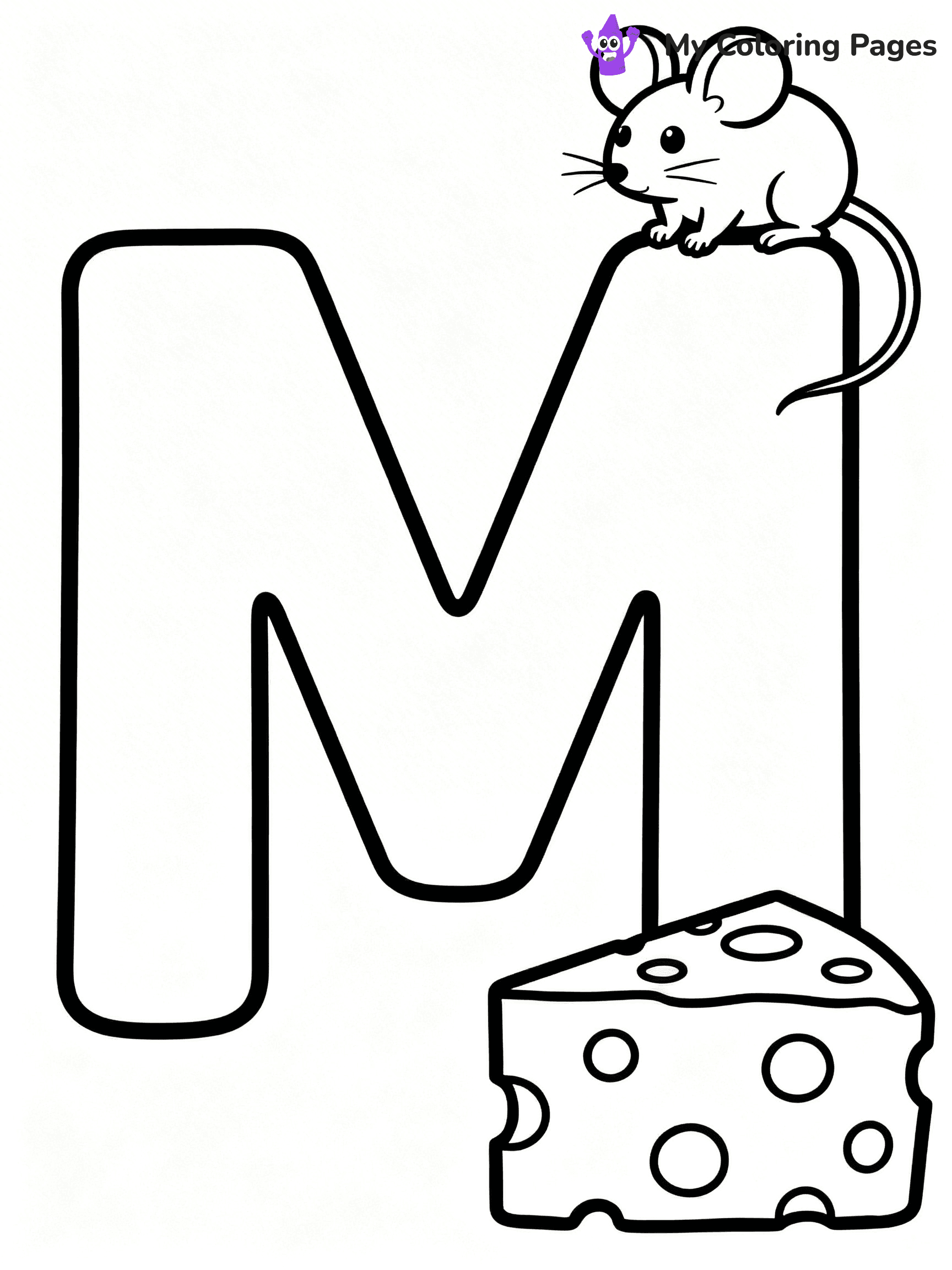 Letter M Coloring Pages - 5