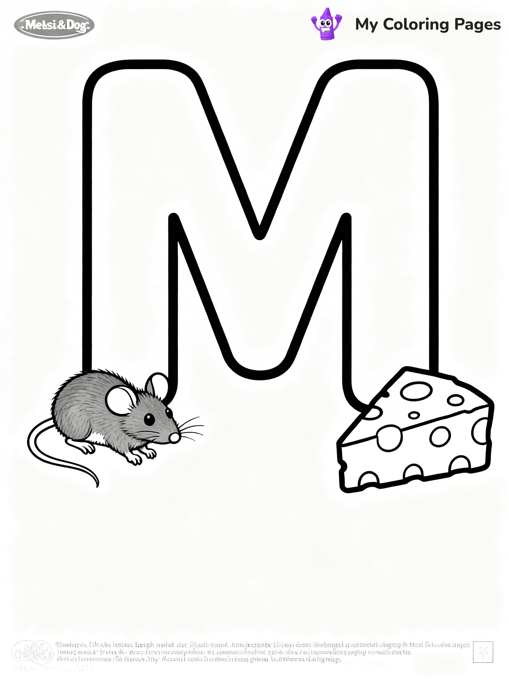 Letter M Coloring Pages - 4