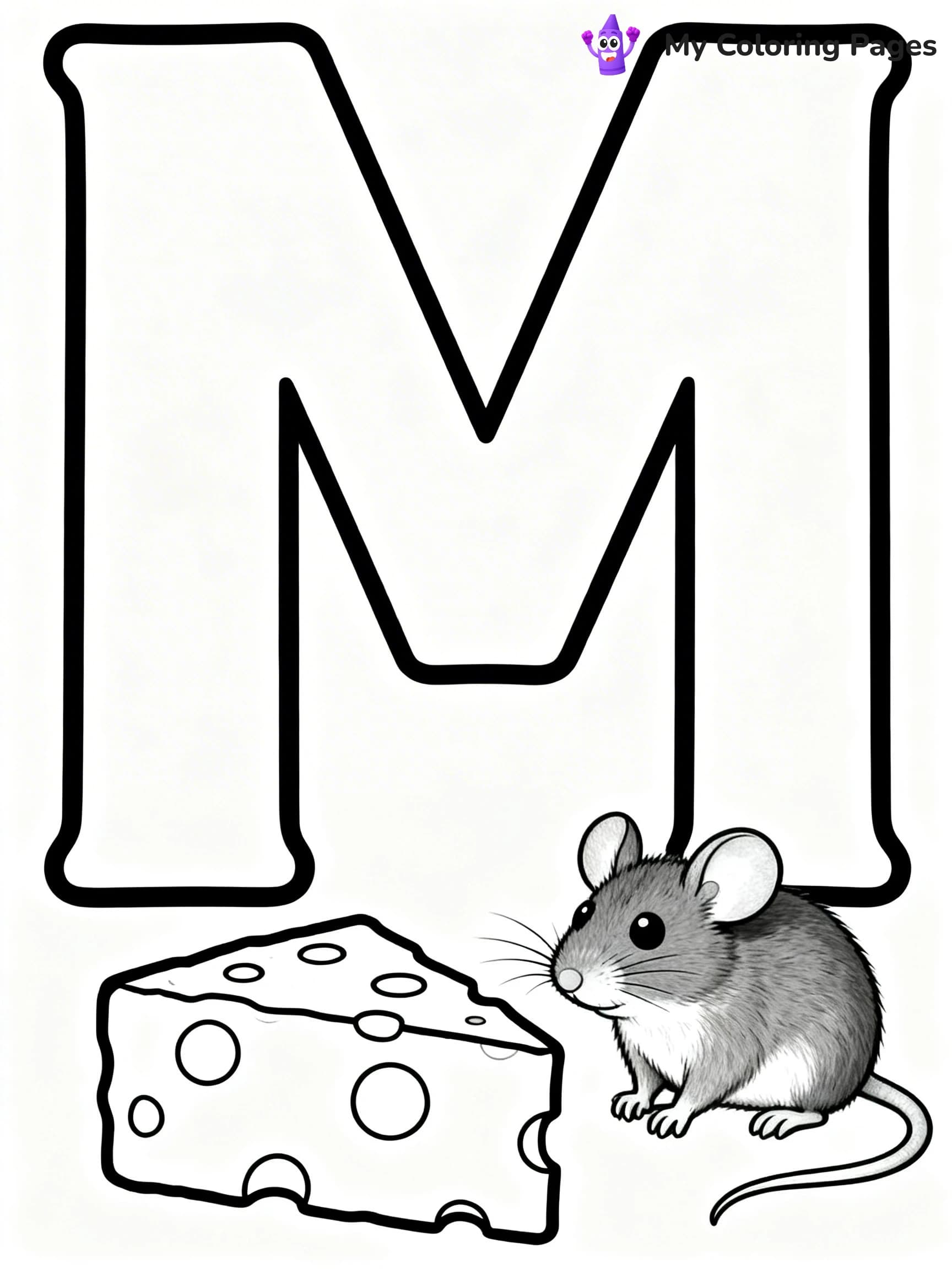 Letter M Coloring Pages - 2