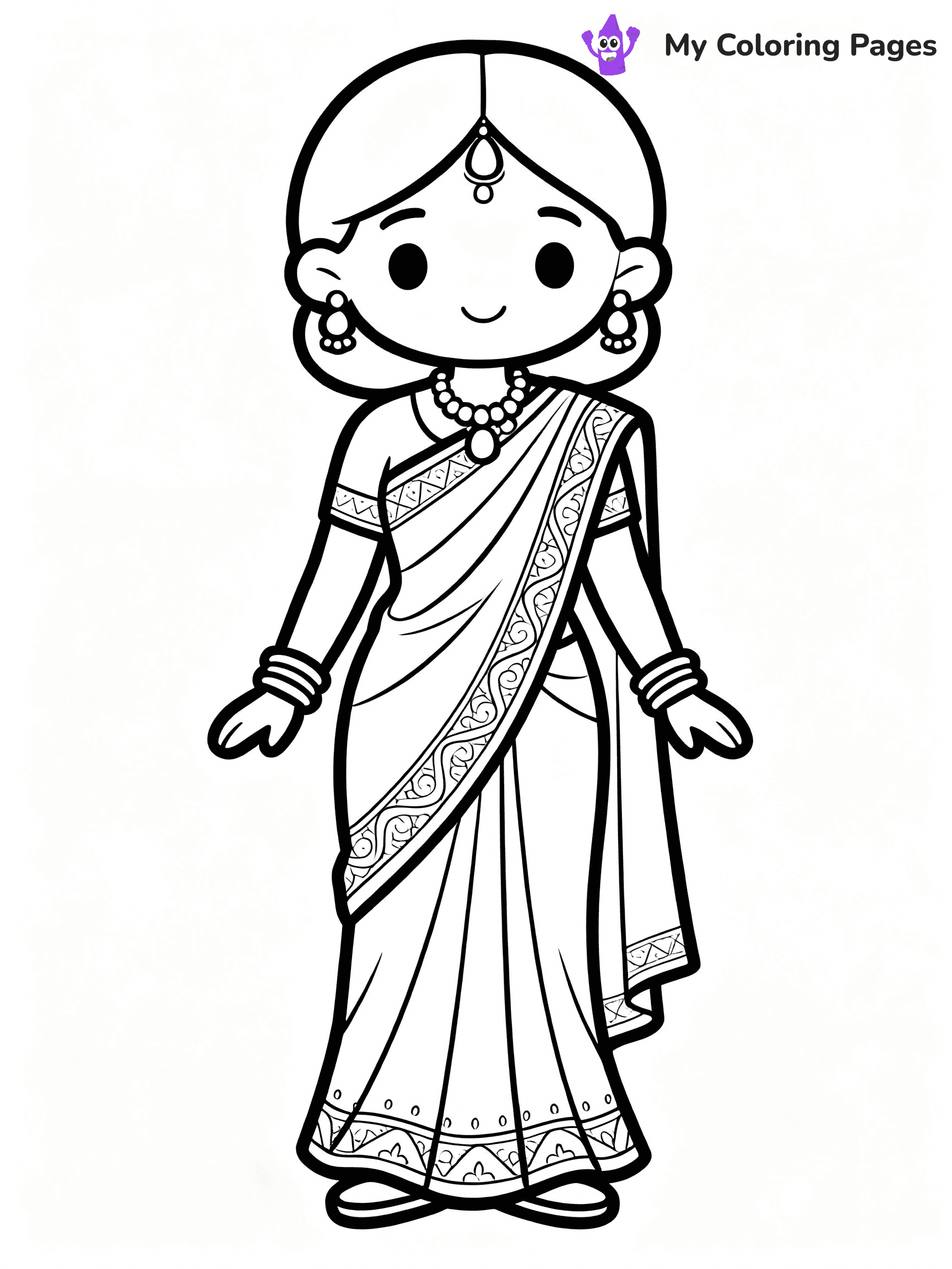Dress Coloring Pages - 25