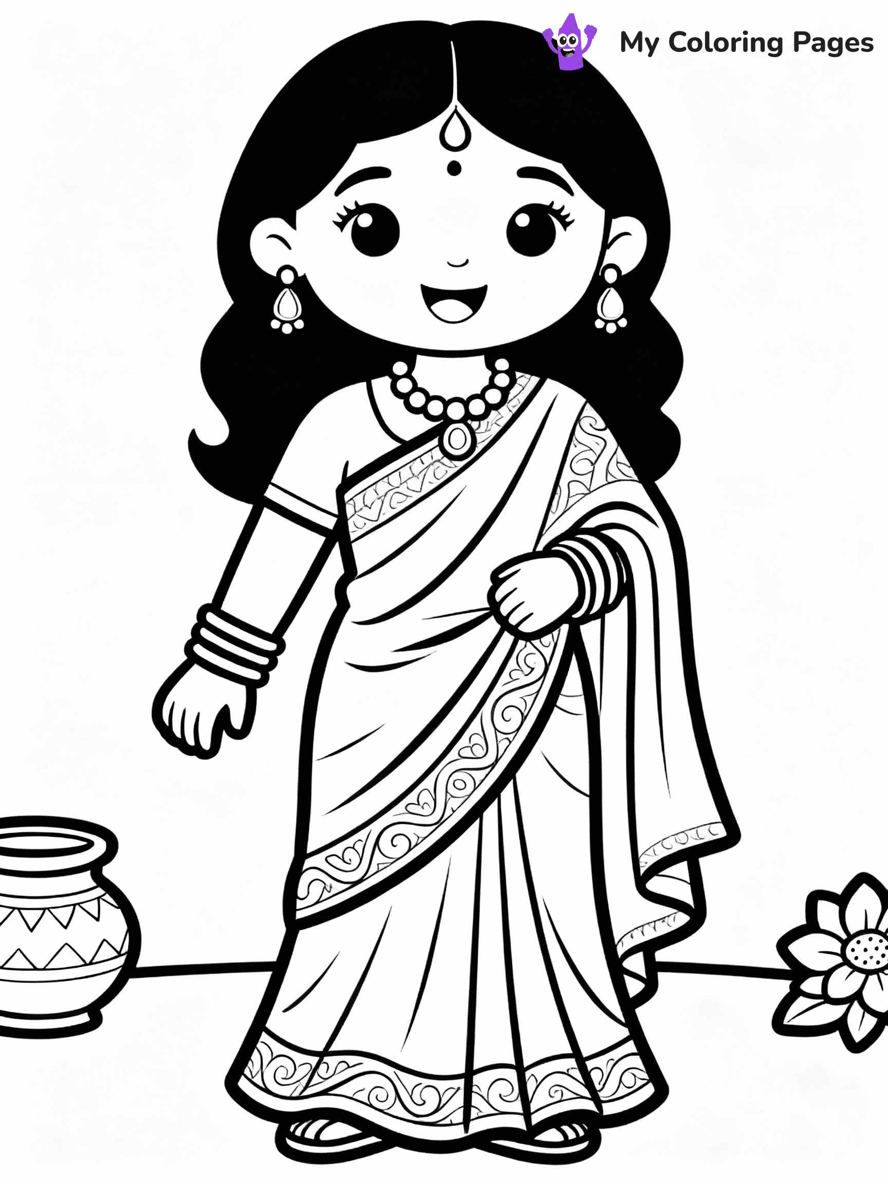 Dress Coloring Pages - 24