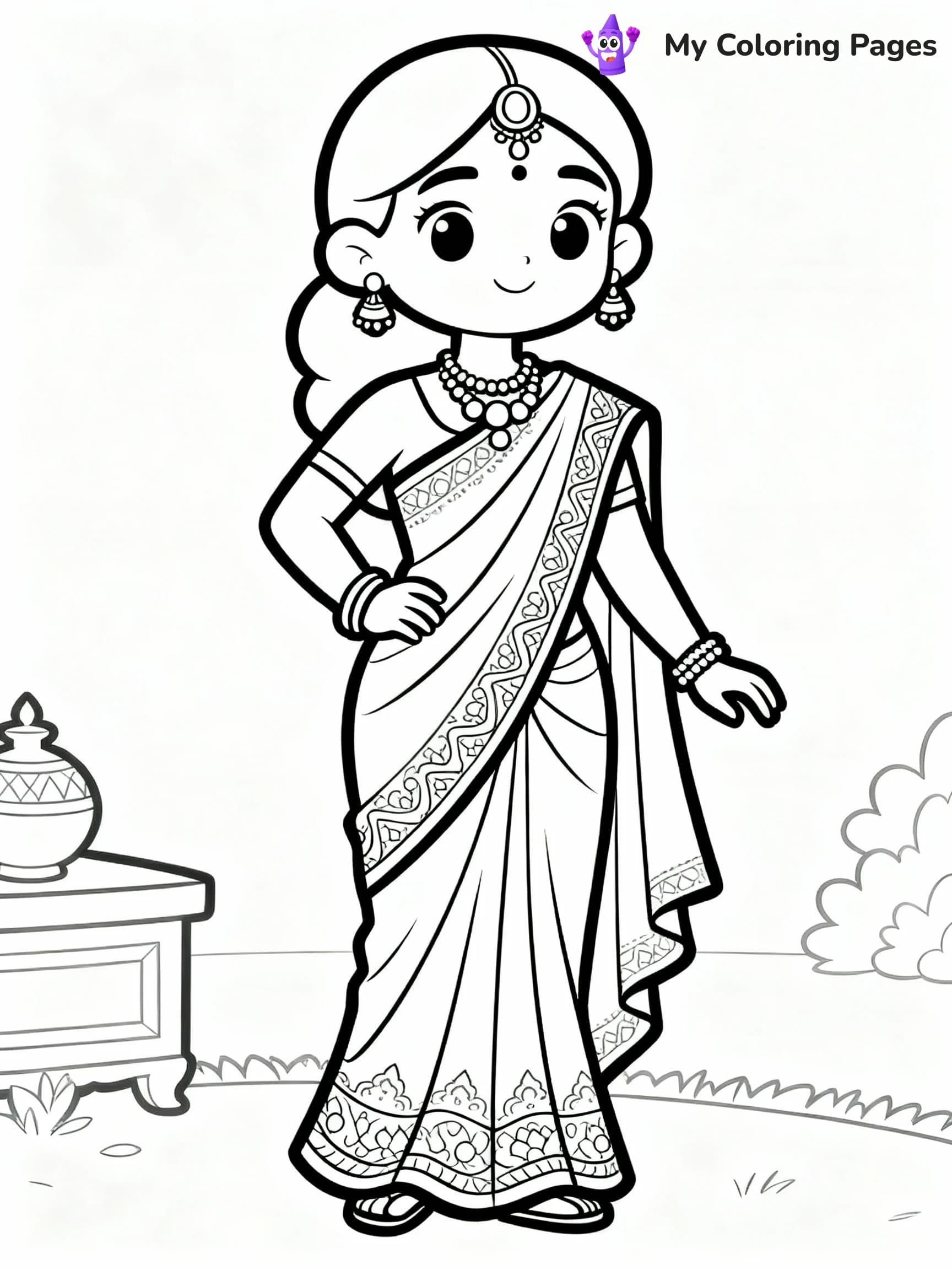 Dress Coloring Pages - 23