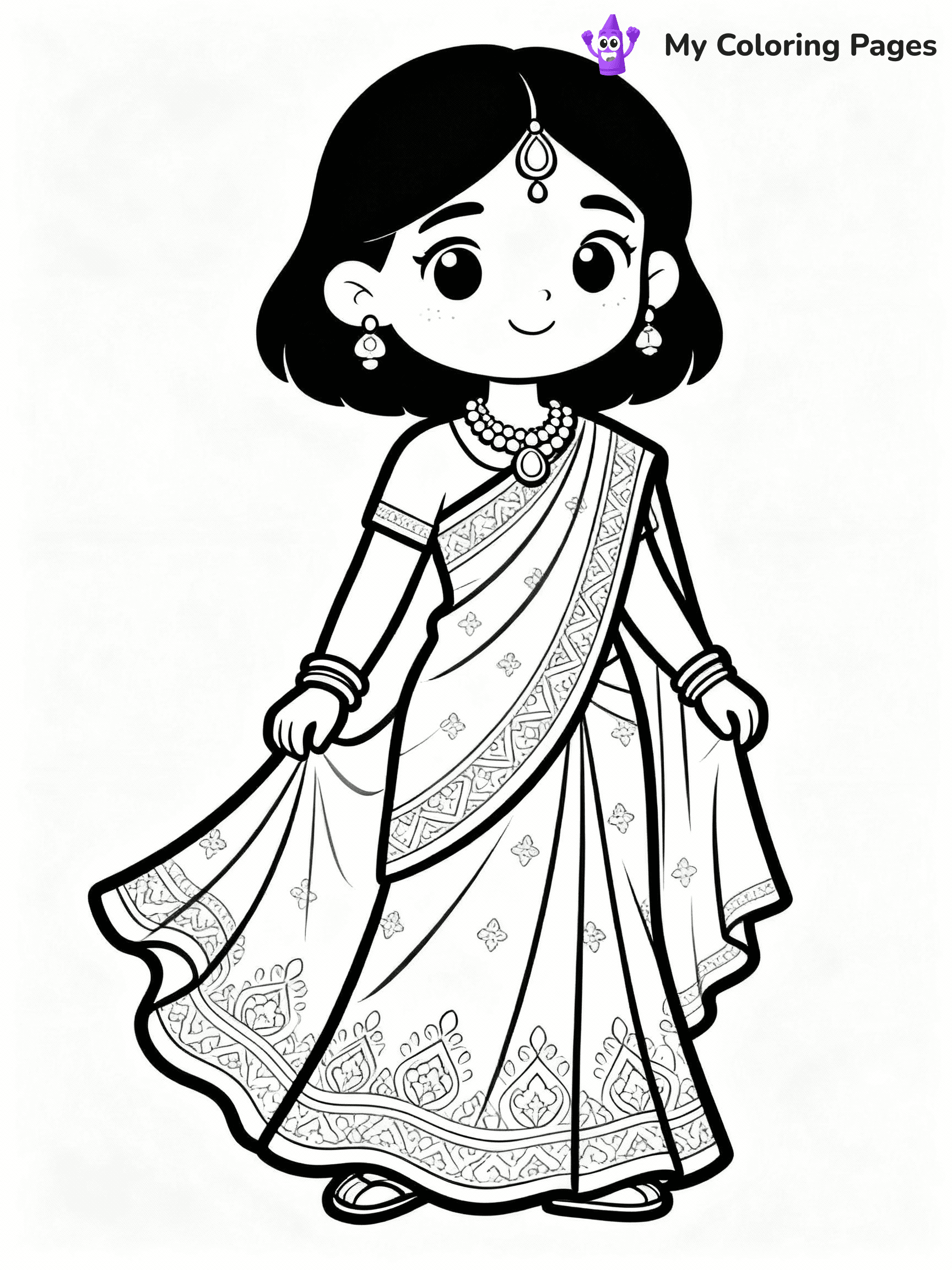Dress Coloring Pages - 22