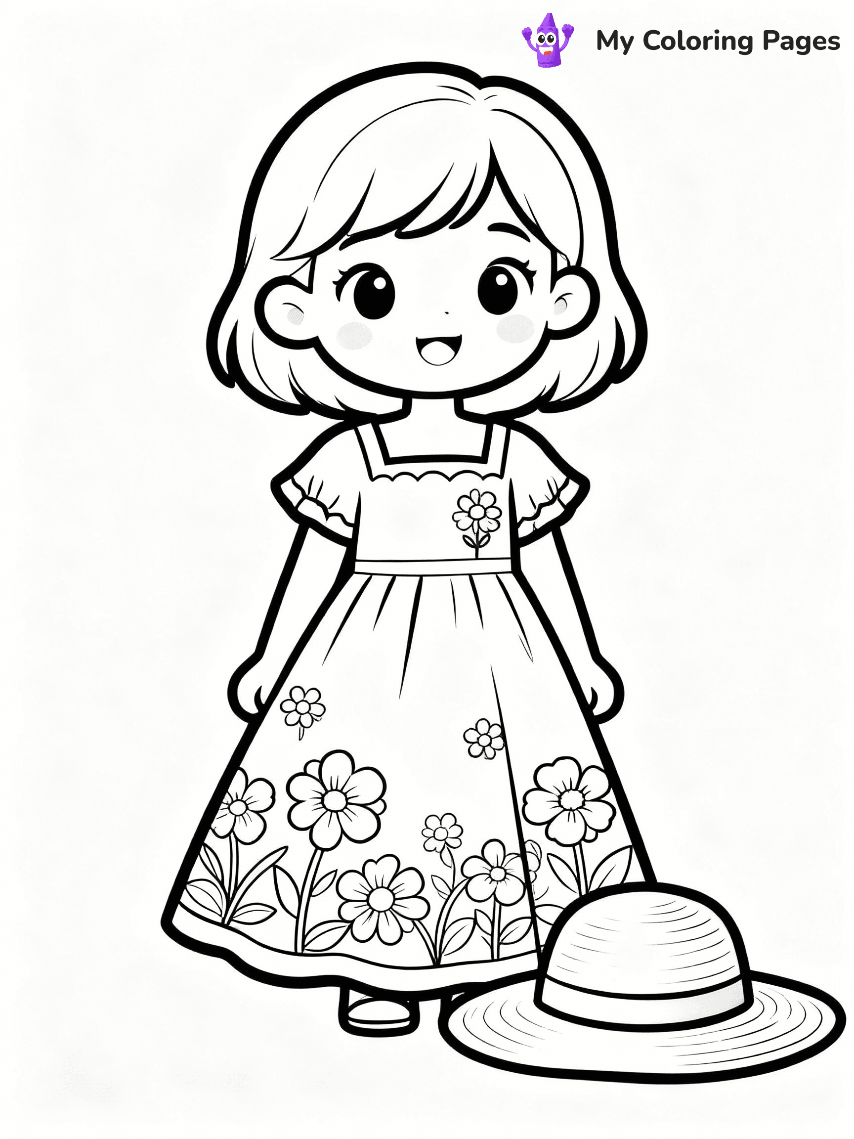 Dress Coloring Pages - 17