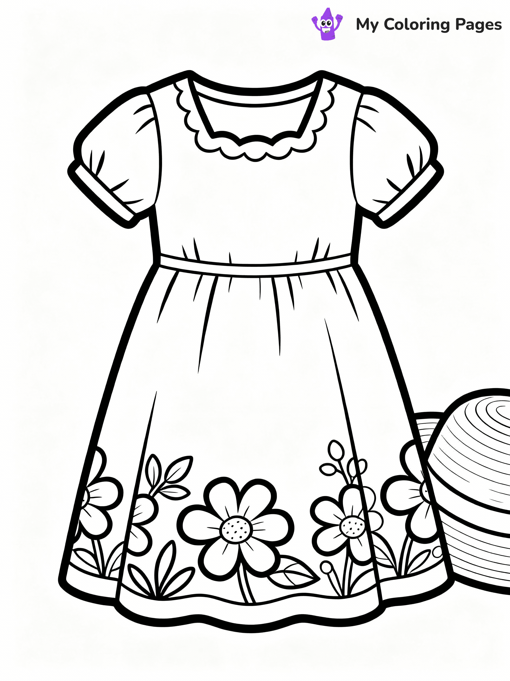 Dress Coloring Pages - 16
