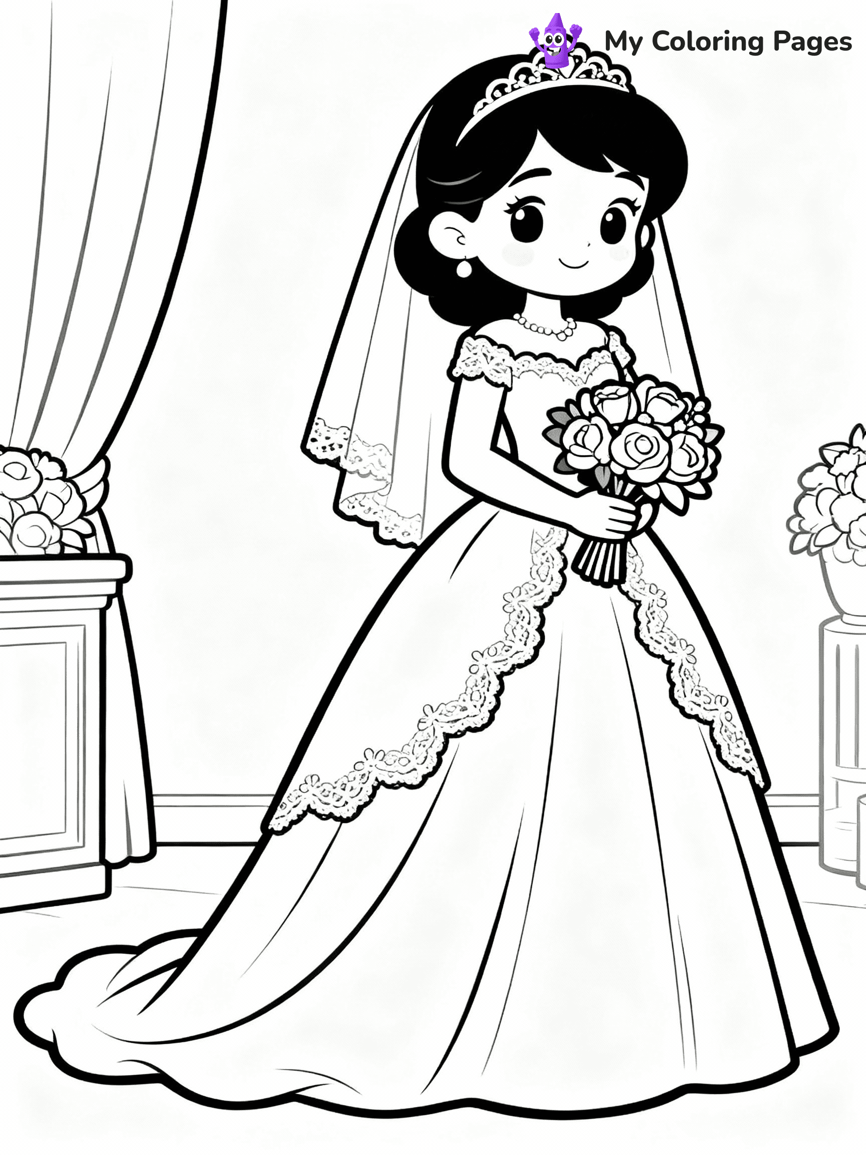 Dress Coloring Pages - 14