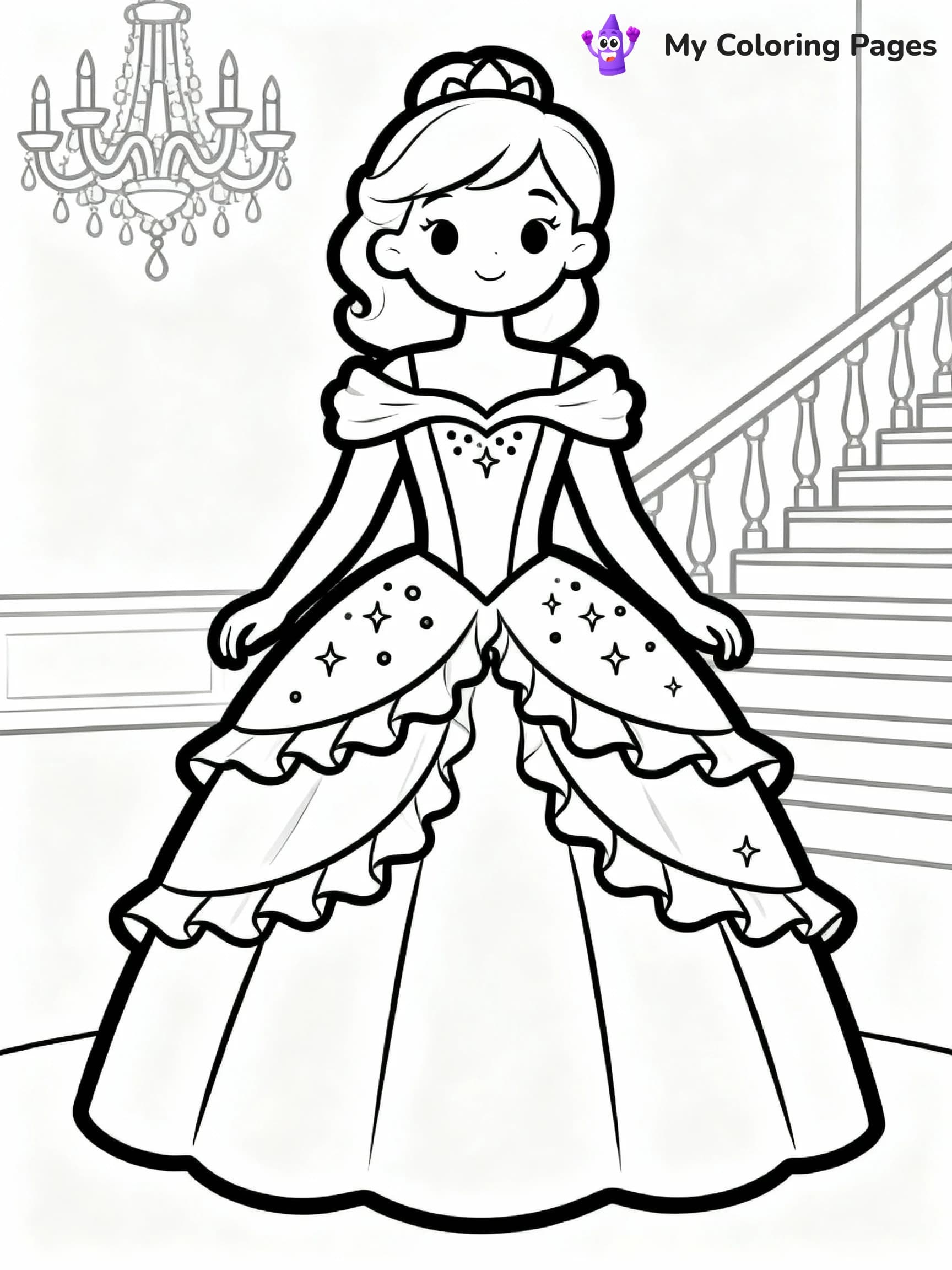 Dress Coloring Pages - 6