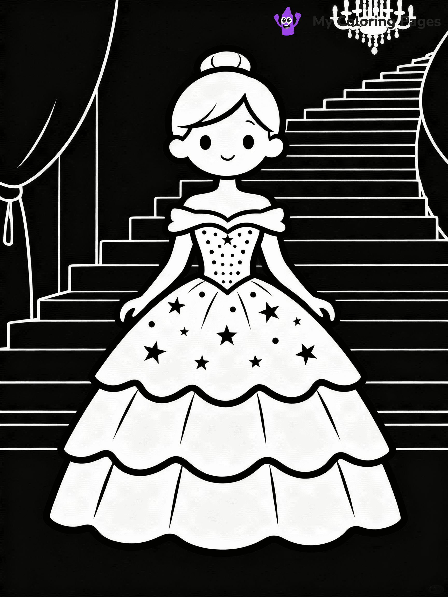 Dress Coloring Pages - 5
