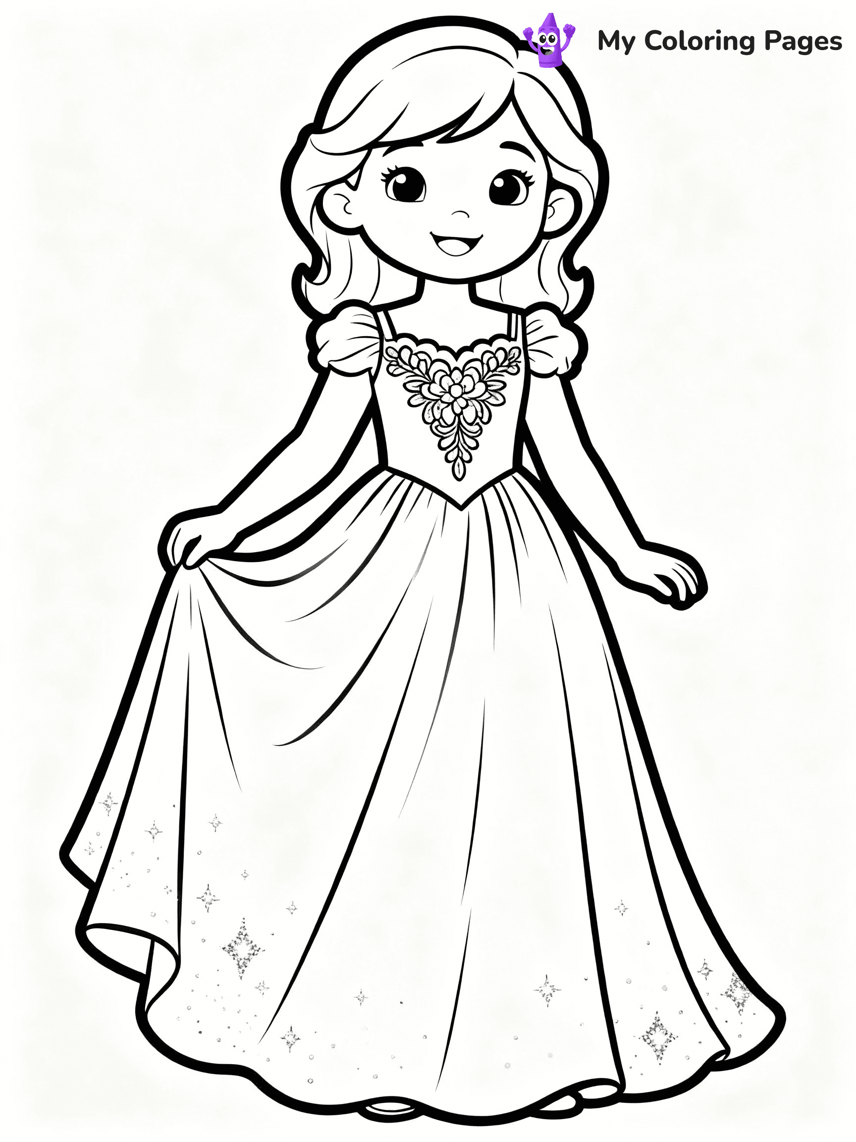 Dress Coloring Pages - 2