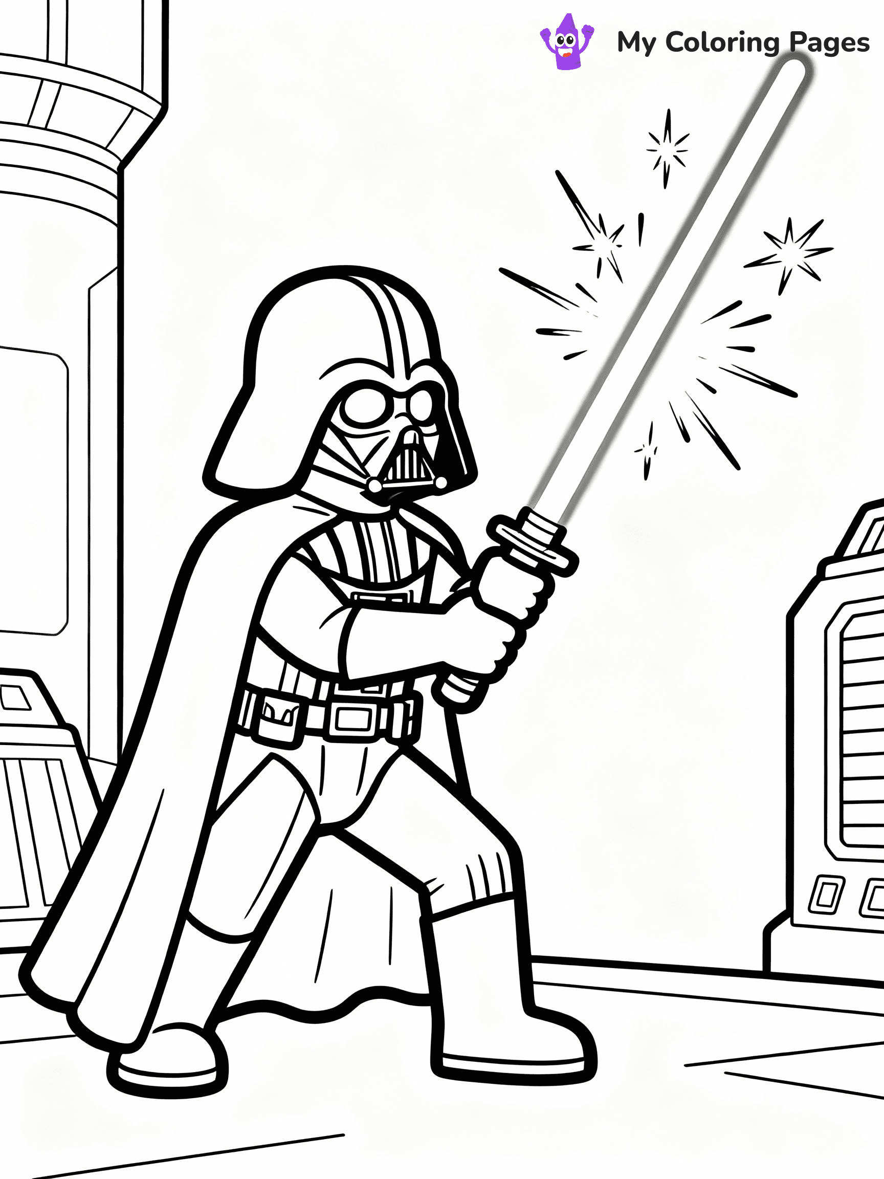 Darth Vader Coloring Pages - 17