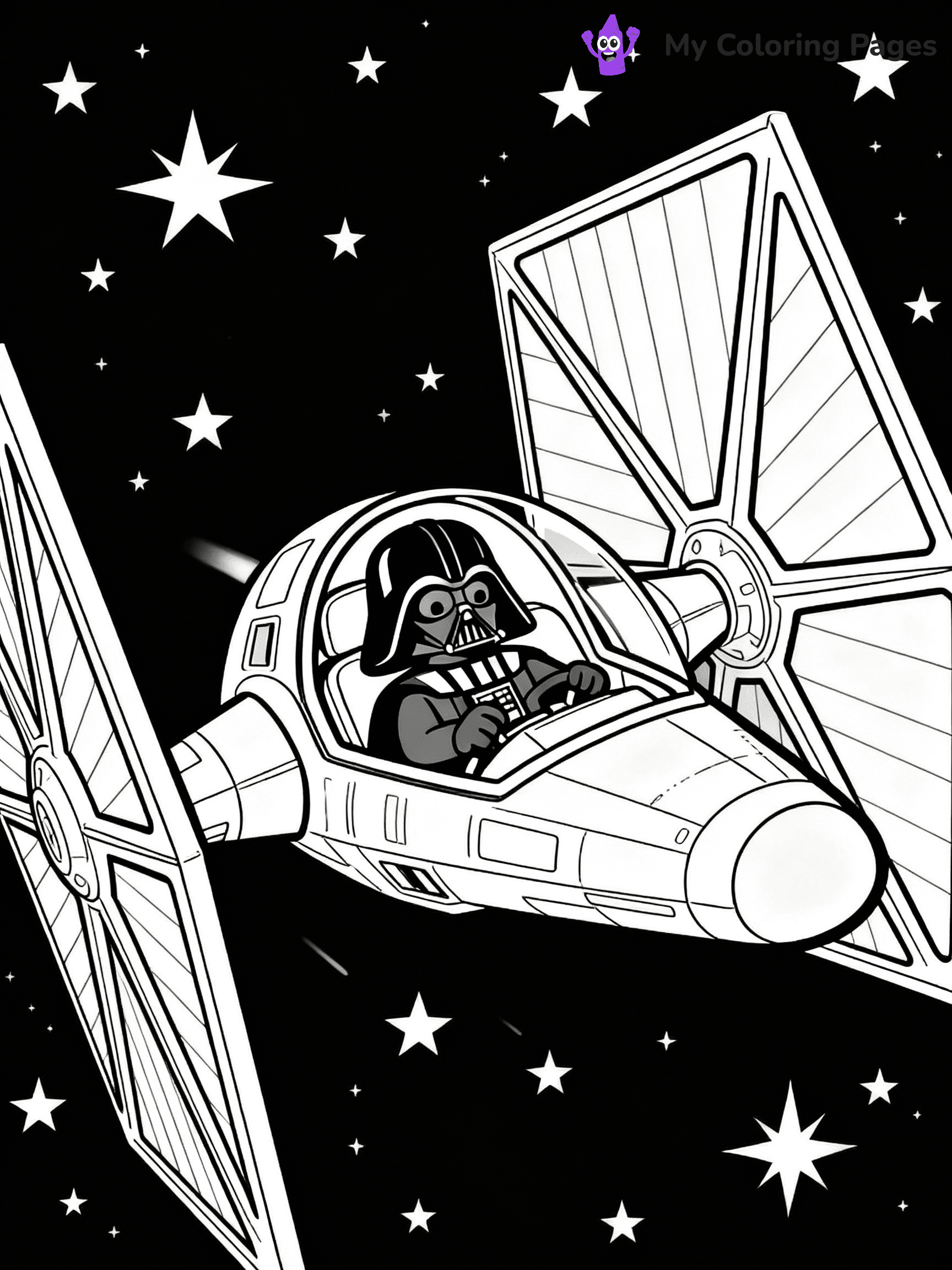 Darth Vader Coloring Pages - 11
