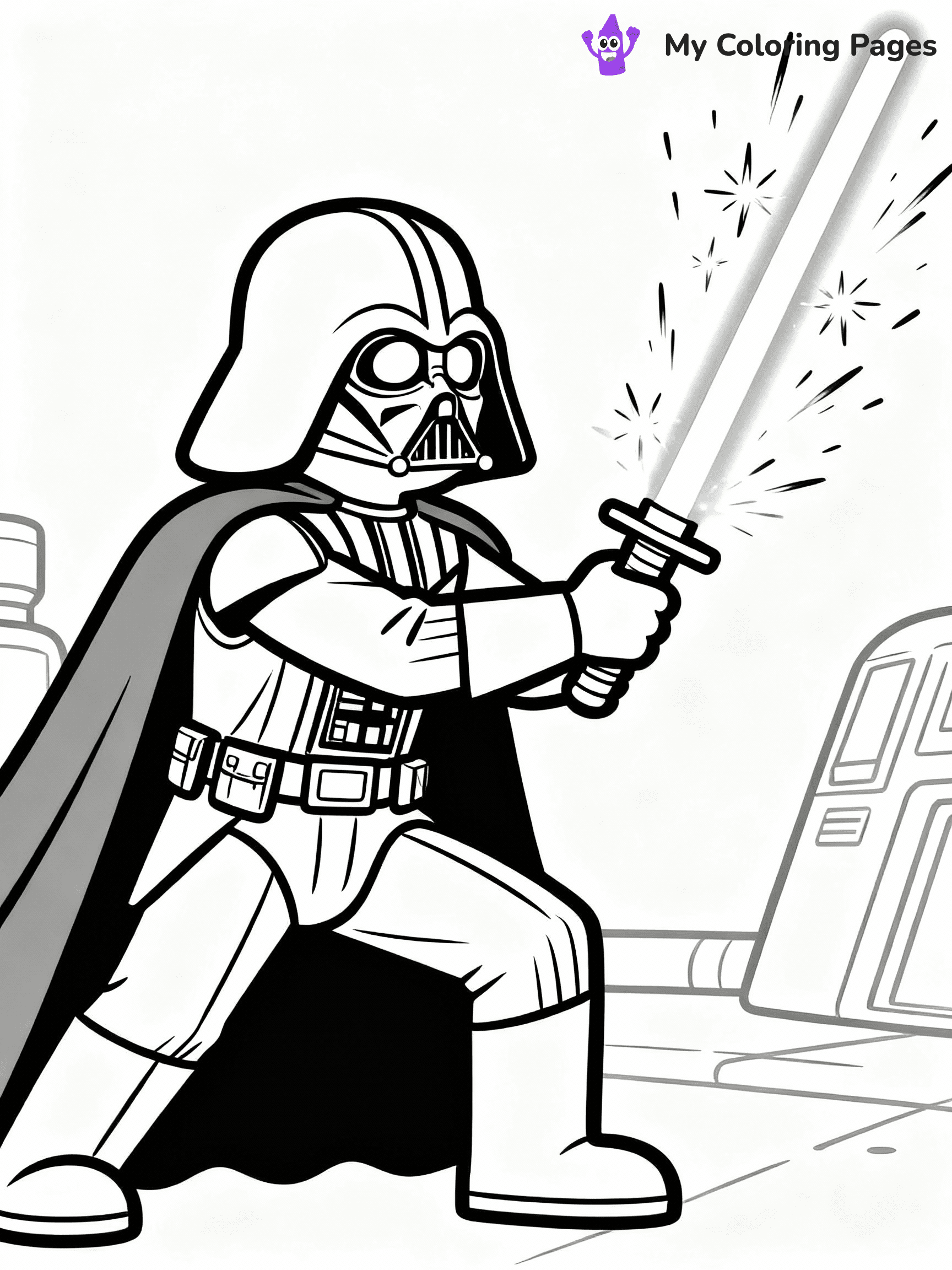 Darth Vader Coloring Pages - 1