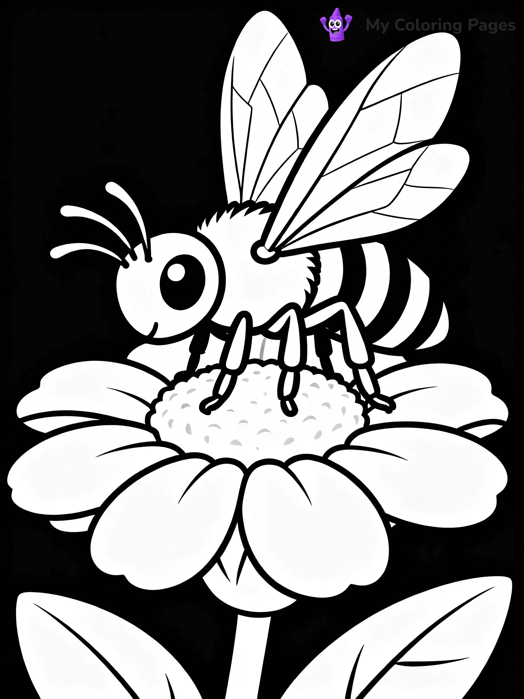 Wasp Coloring Pages - 28