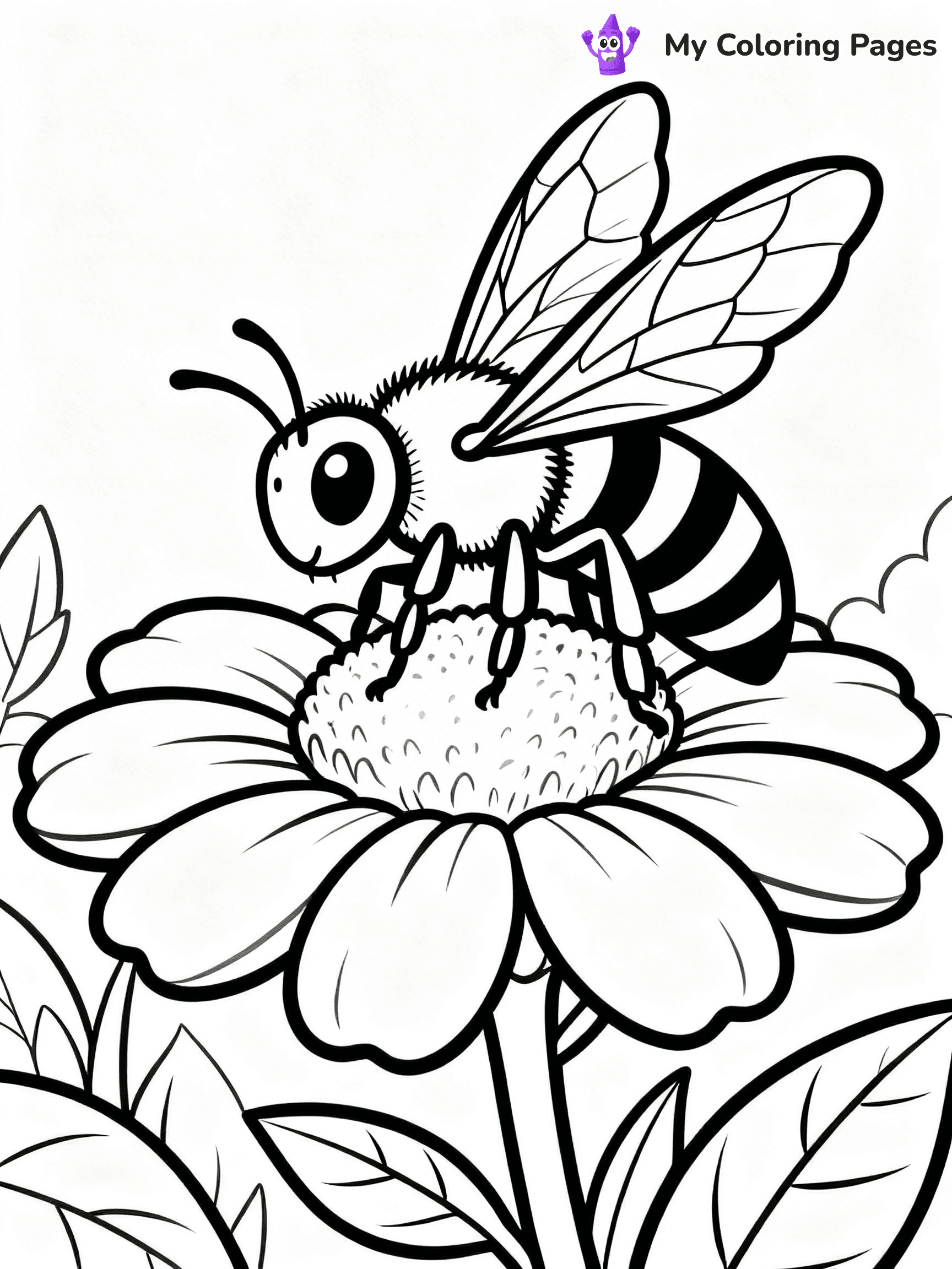 Wasp Coloring Pages - 27