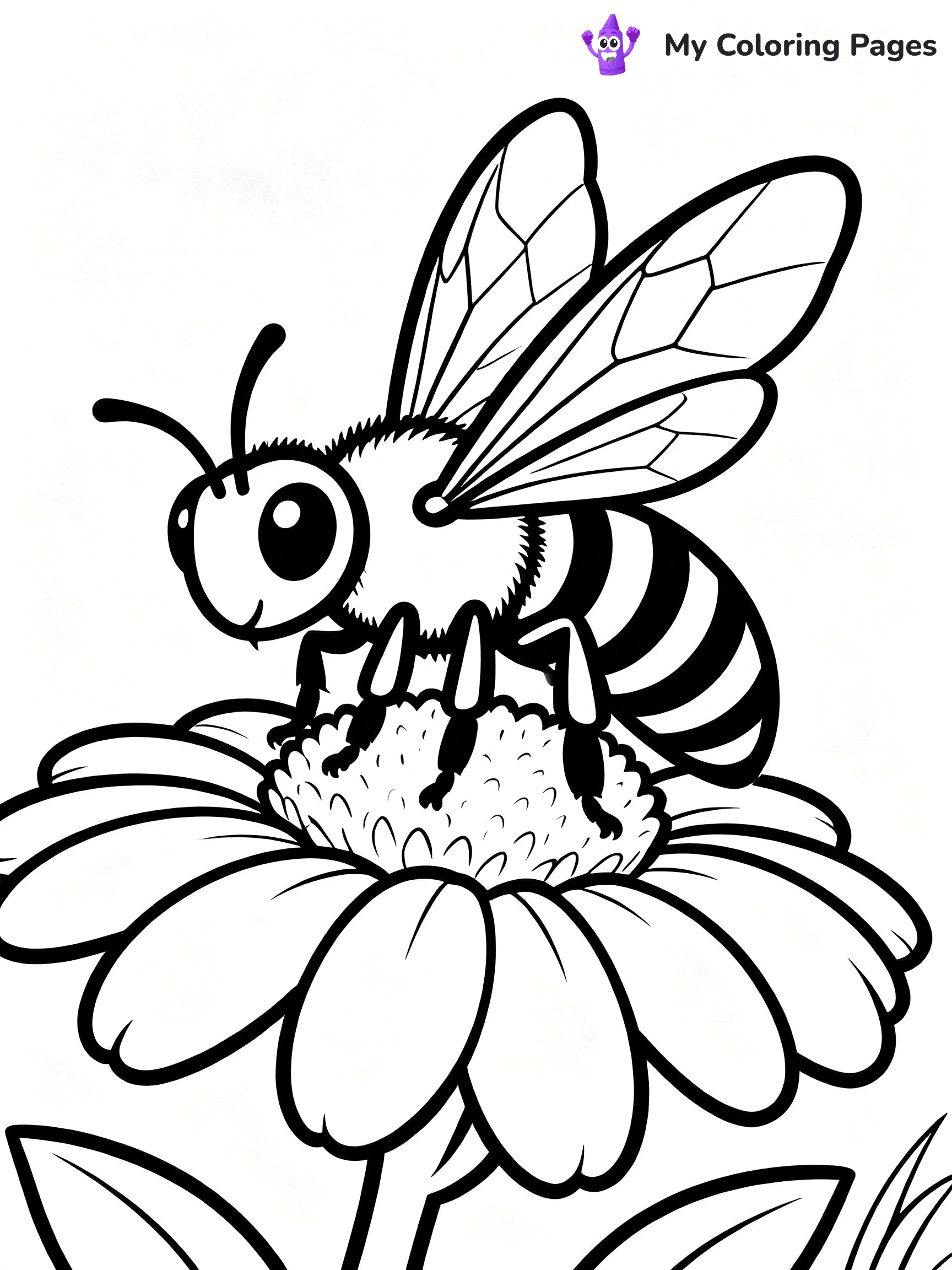 Wasp Coloring Pages - 25