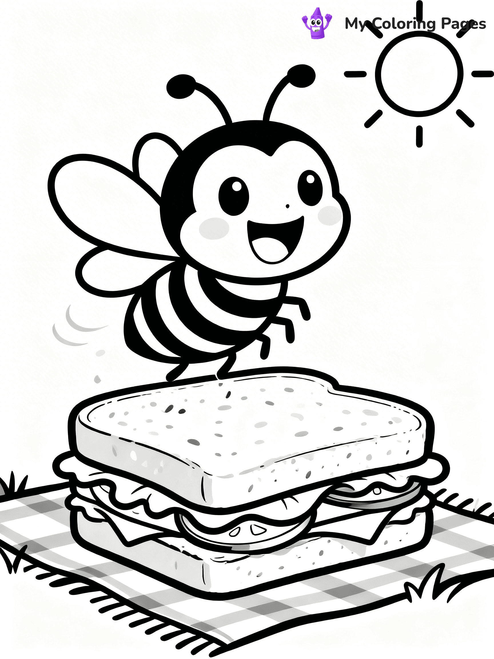 Wasp Coloring Pages - 22