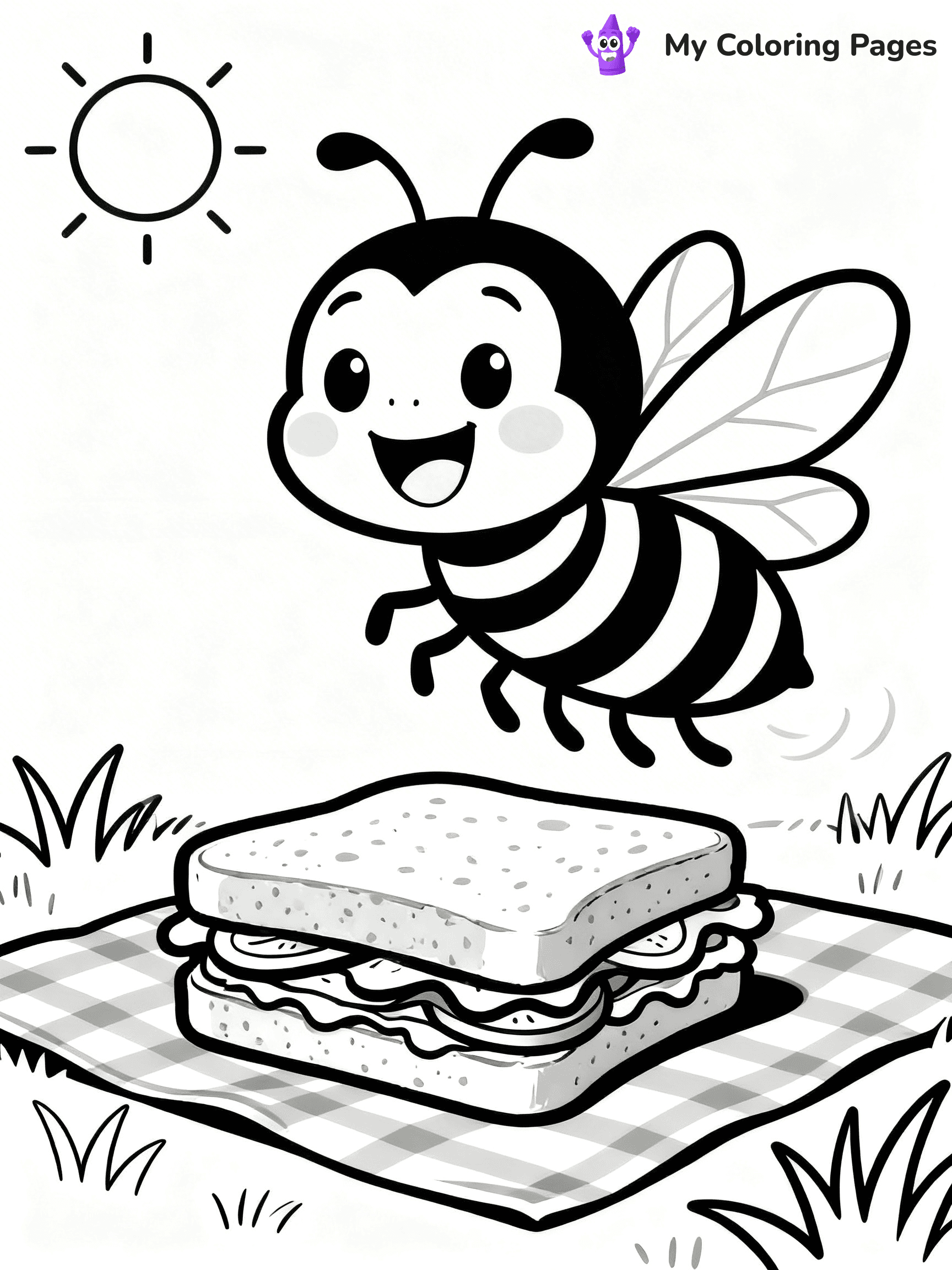 Wasp Coloring Pages - 21