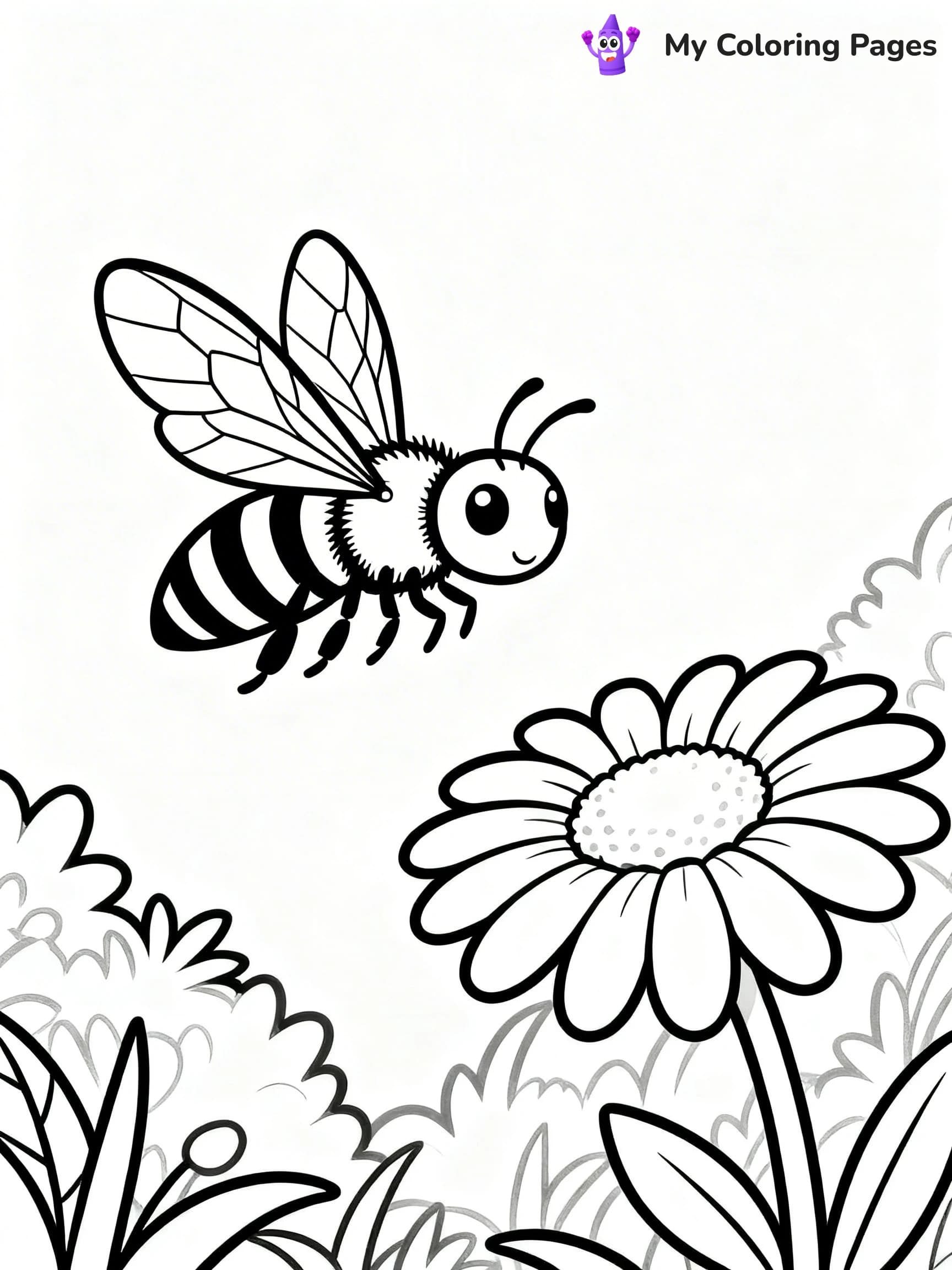 Wasp Coloring Pages - 18
