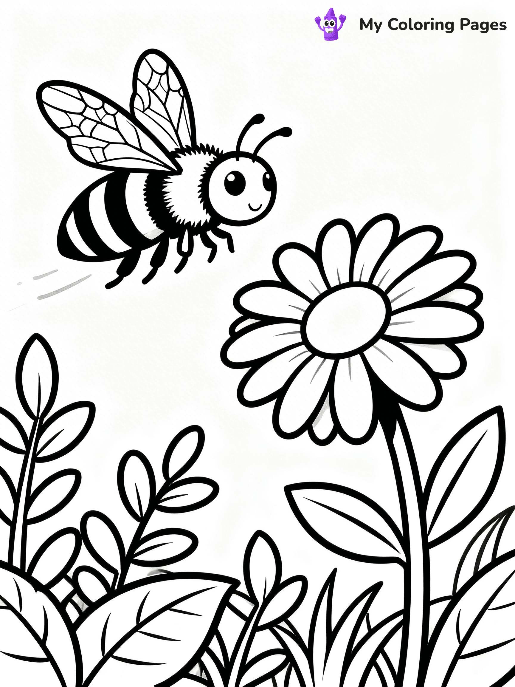 Wasp Coloring Pages - 17